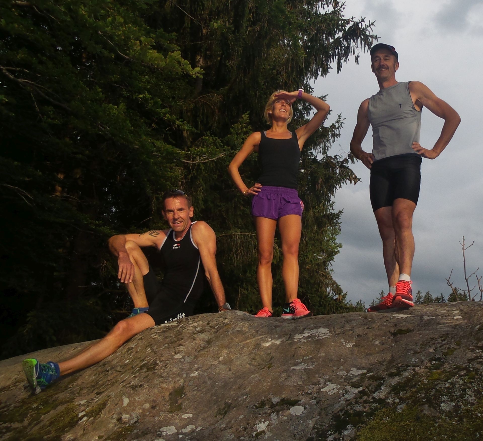 Oben auf den «Chindlistein»