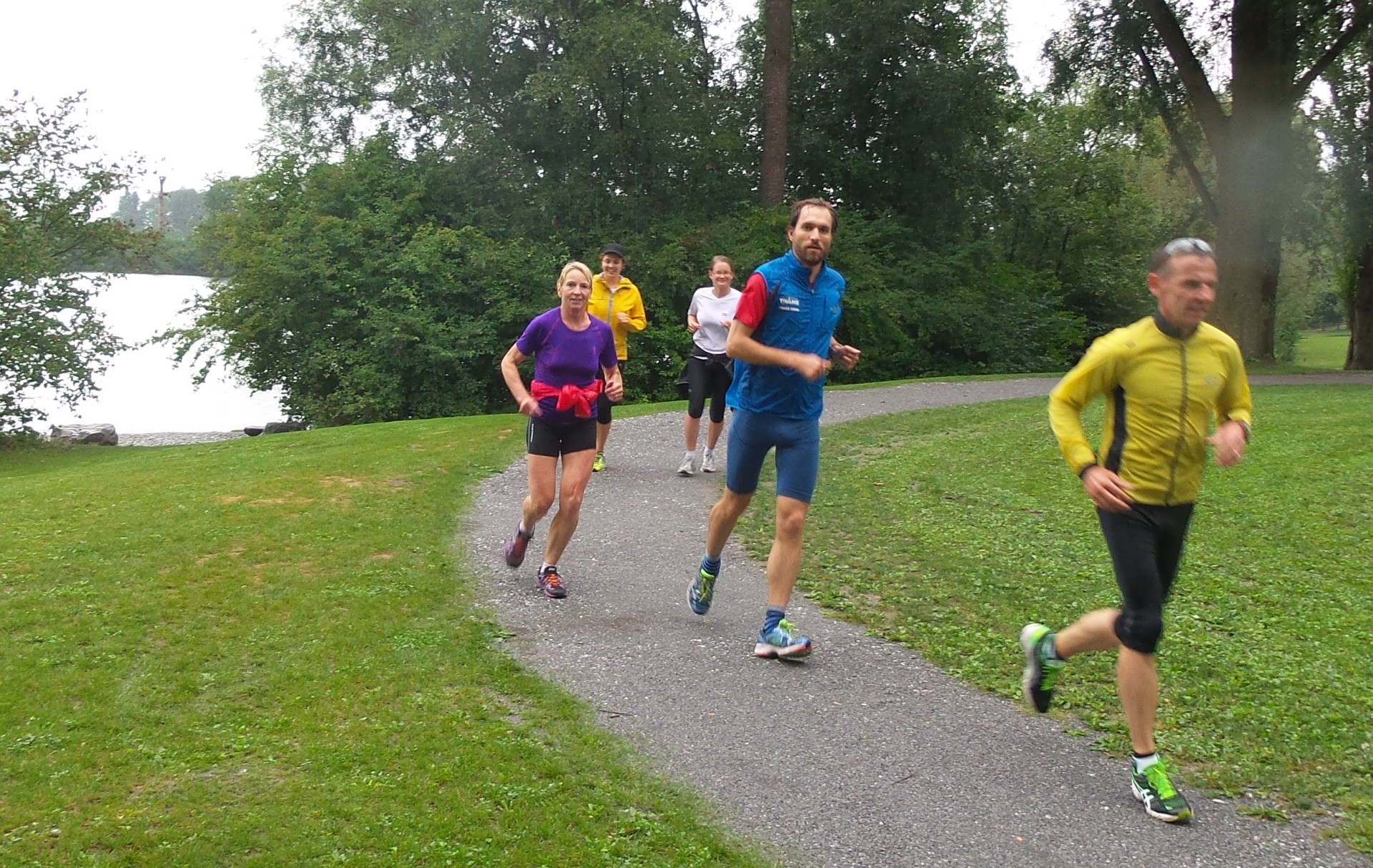 … unter anderem auf einem Teil der Lustenauer Crosslaufstrecke