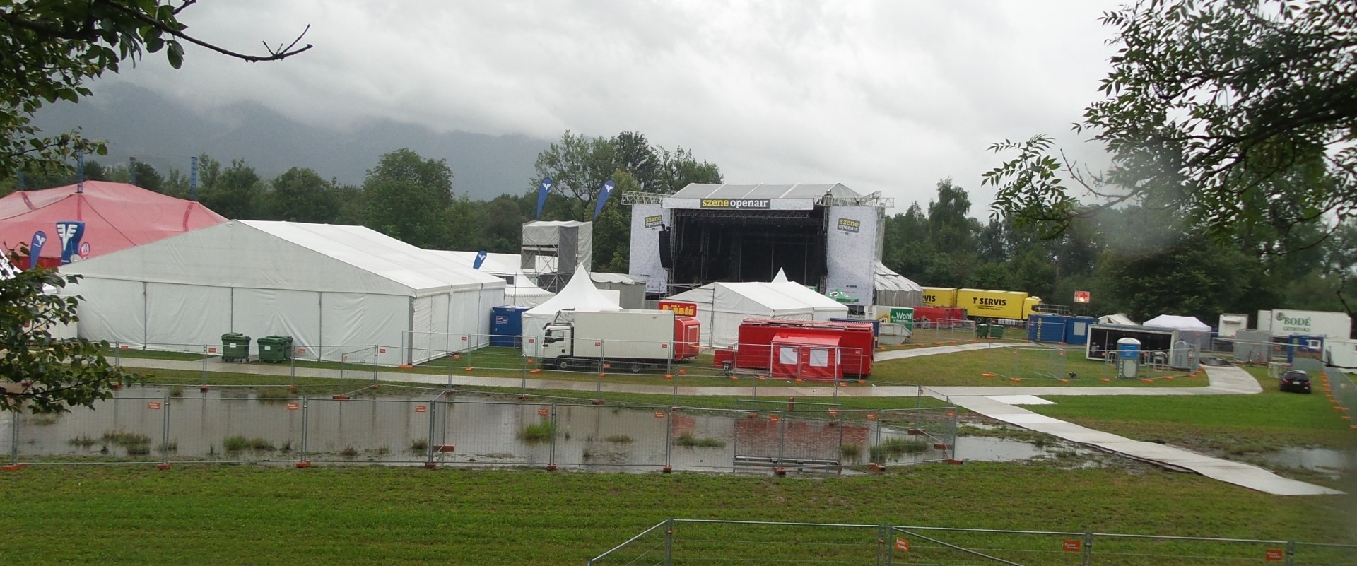 …. denn am Wochenende gehört die Anlage dem Szene-Openair Lustenau