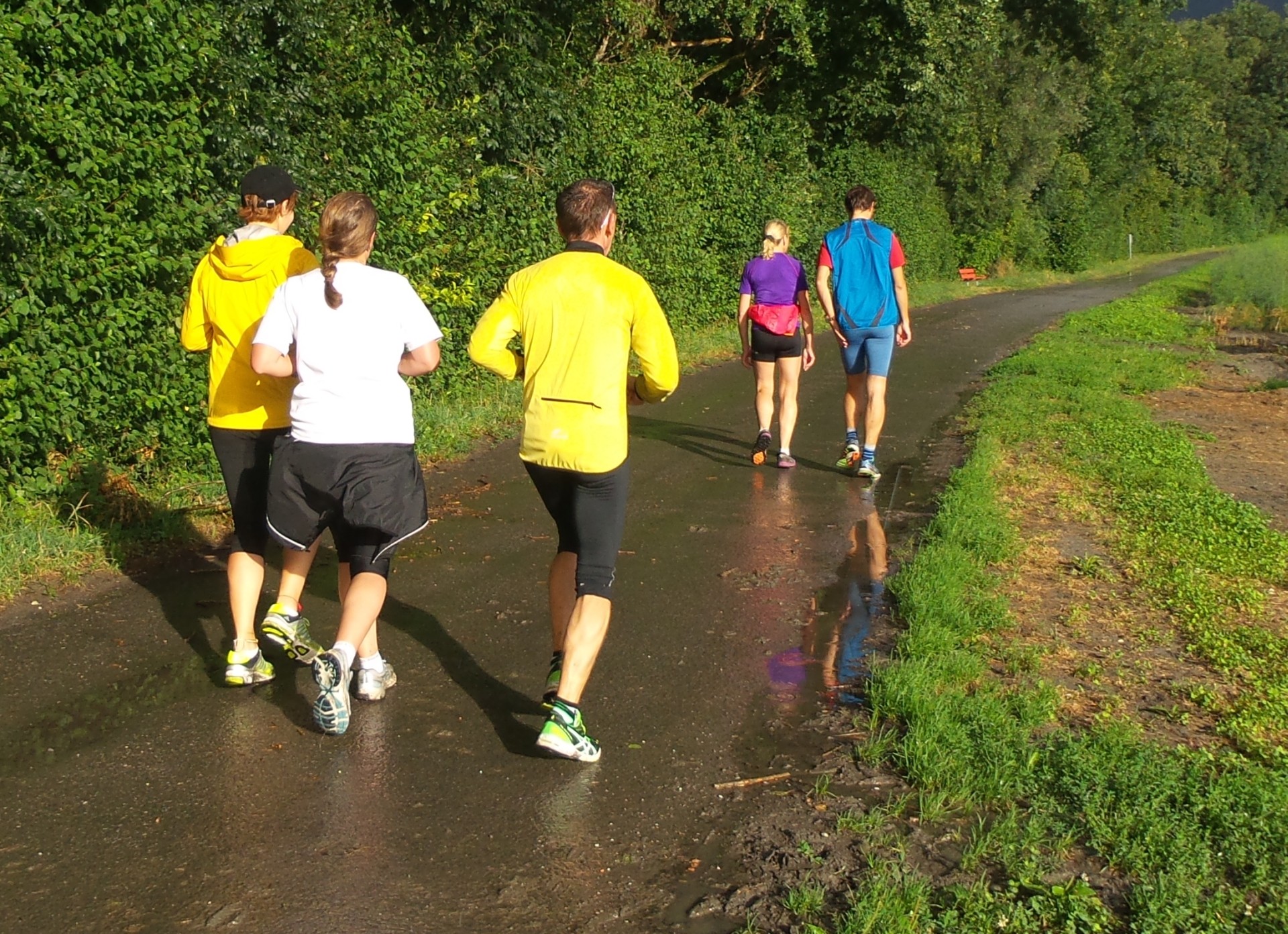 …. sogar die Sonne liess sich blicken