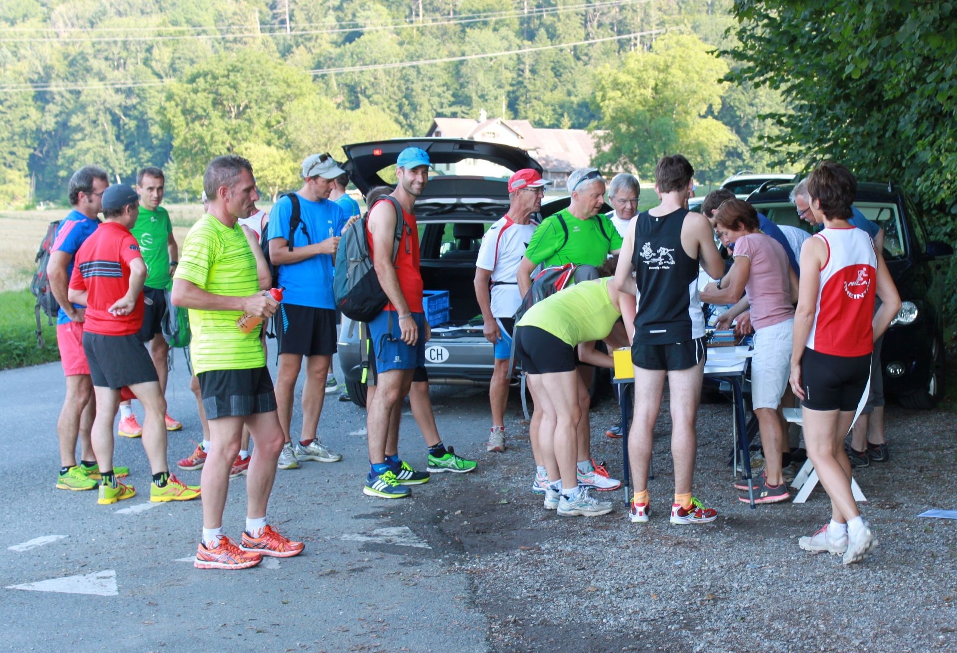 Letzte Startvorbereitungen