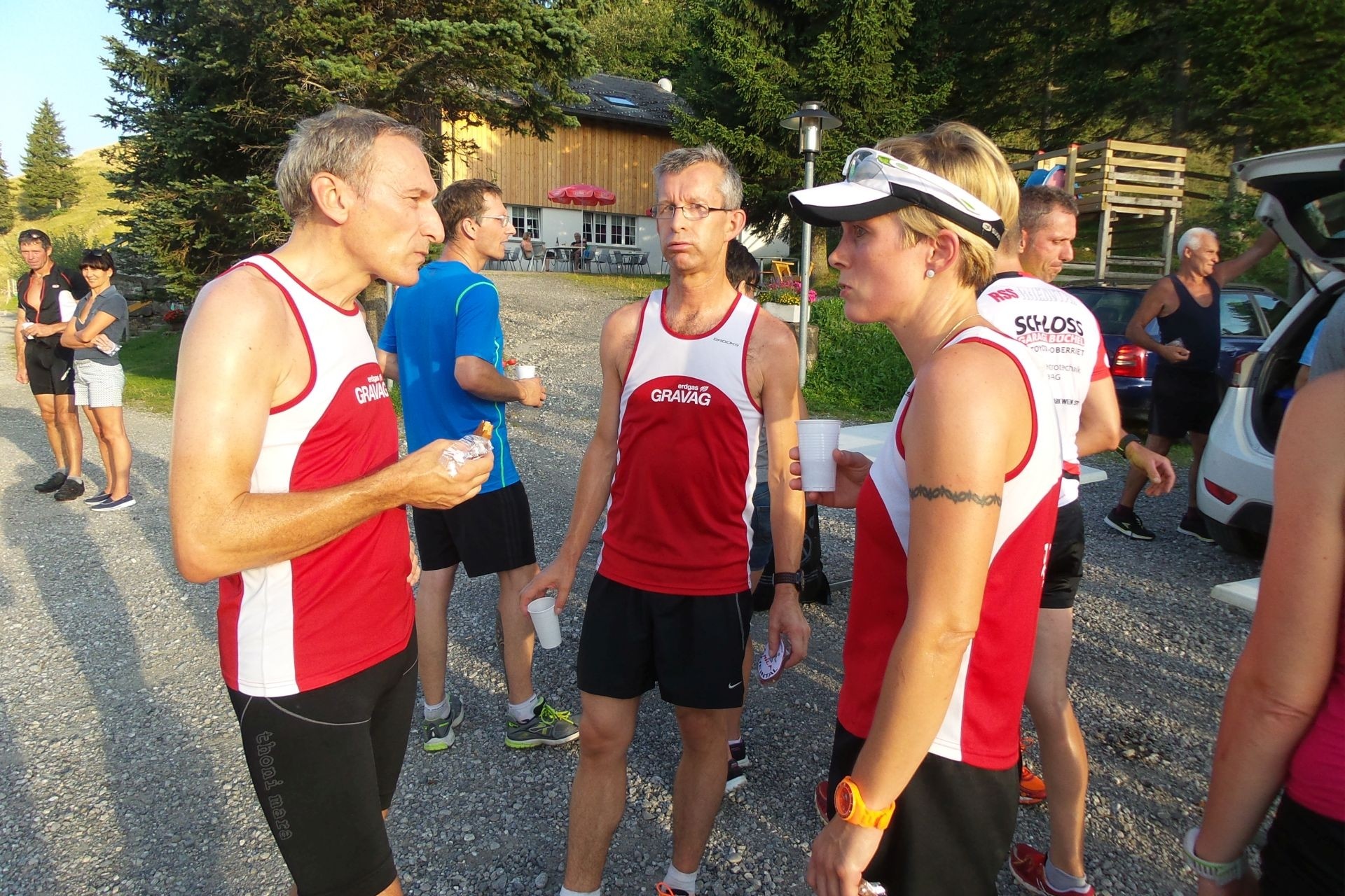 Mila-Diskussionen nach dem Lauf