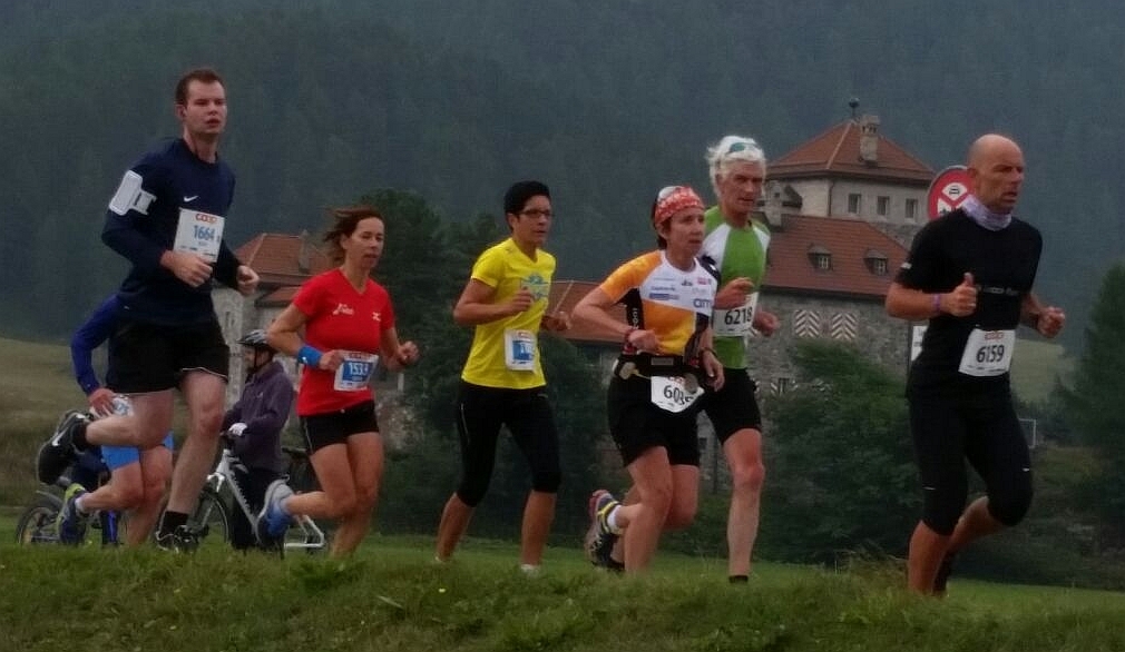 Sandra auf dem Weg zur neuen persönlichen Bestzeit