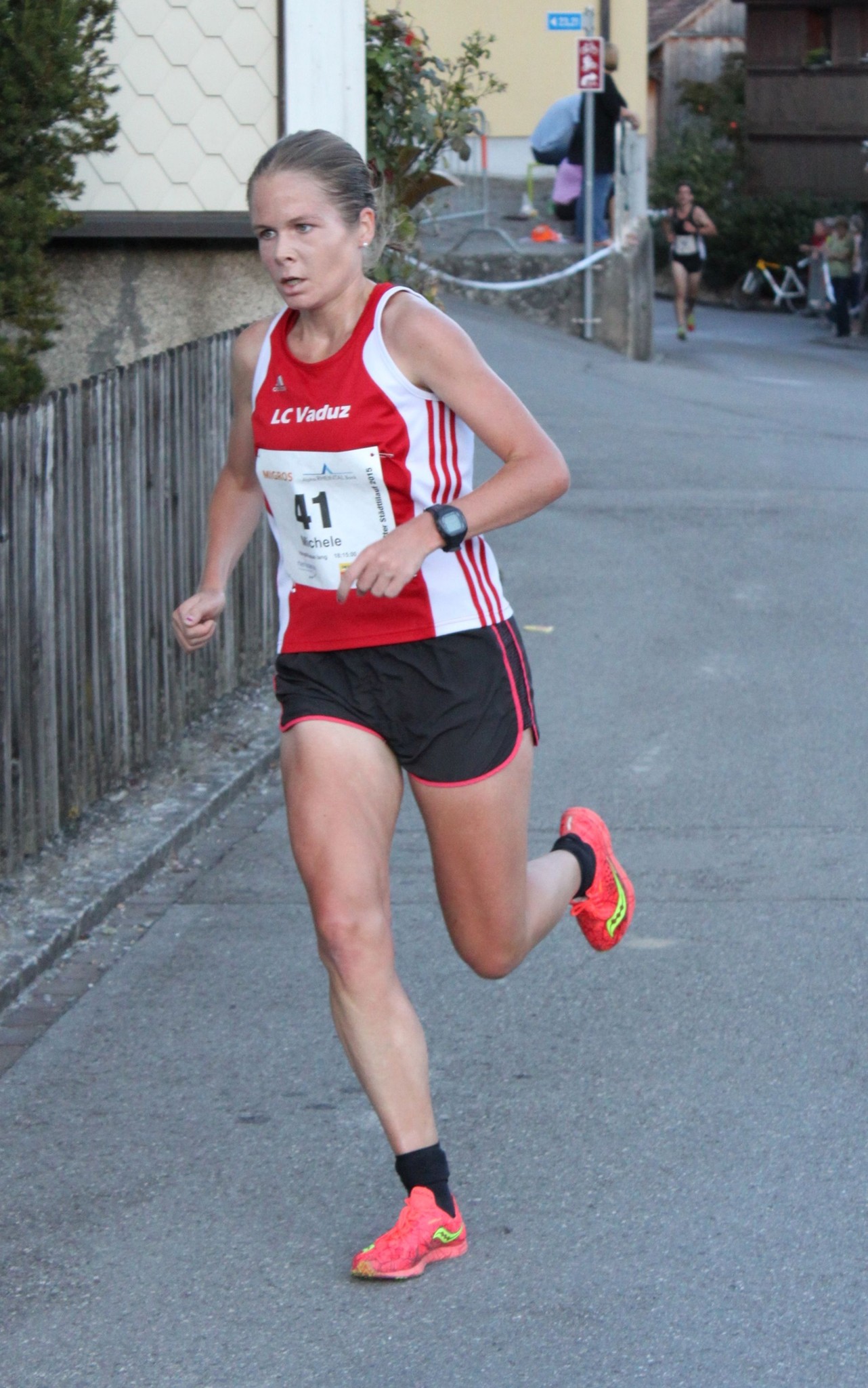 Tagessiegerin Michele Gantner