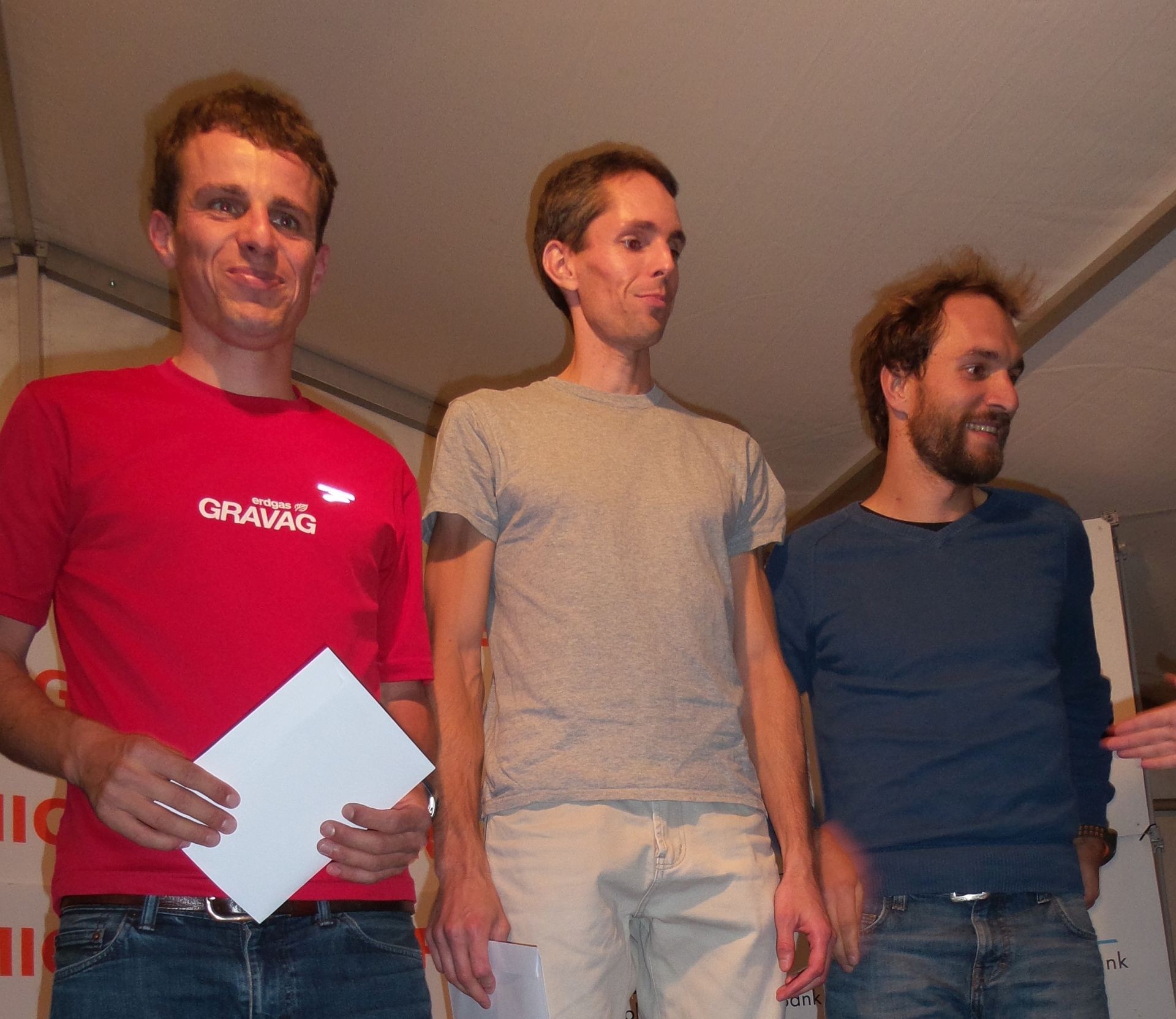 Podium M30: Isi, Zoltan und Ramon