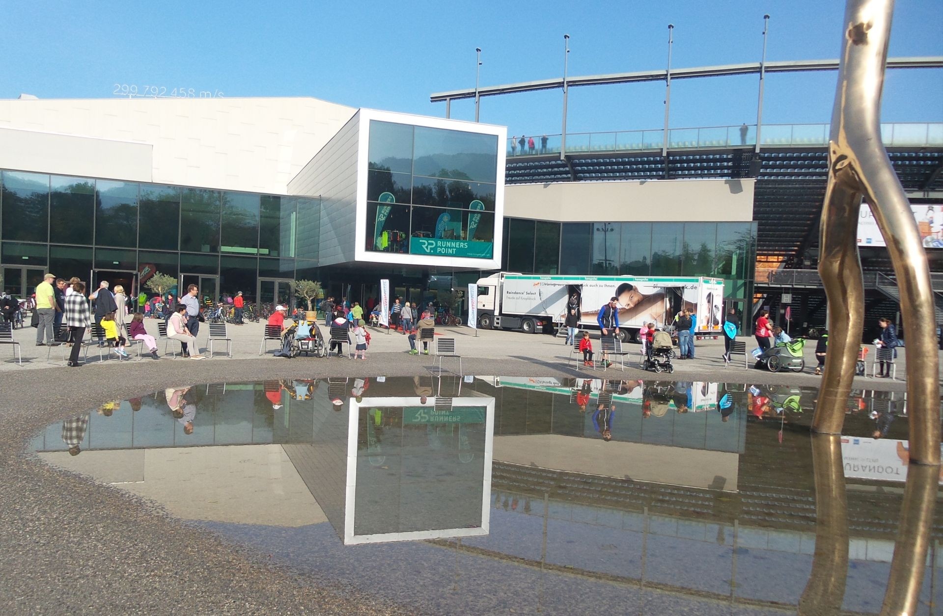 Im Festspielhaus in Bregenz war in diesem Jahr erstmals die Startnummerausgabe und die Marathonmesse