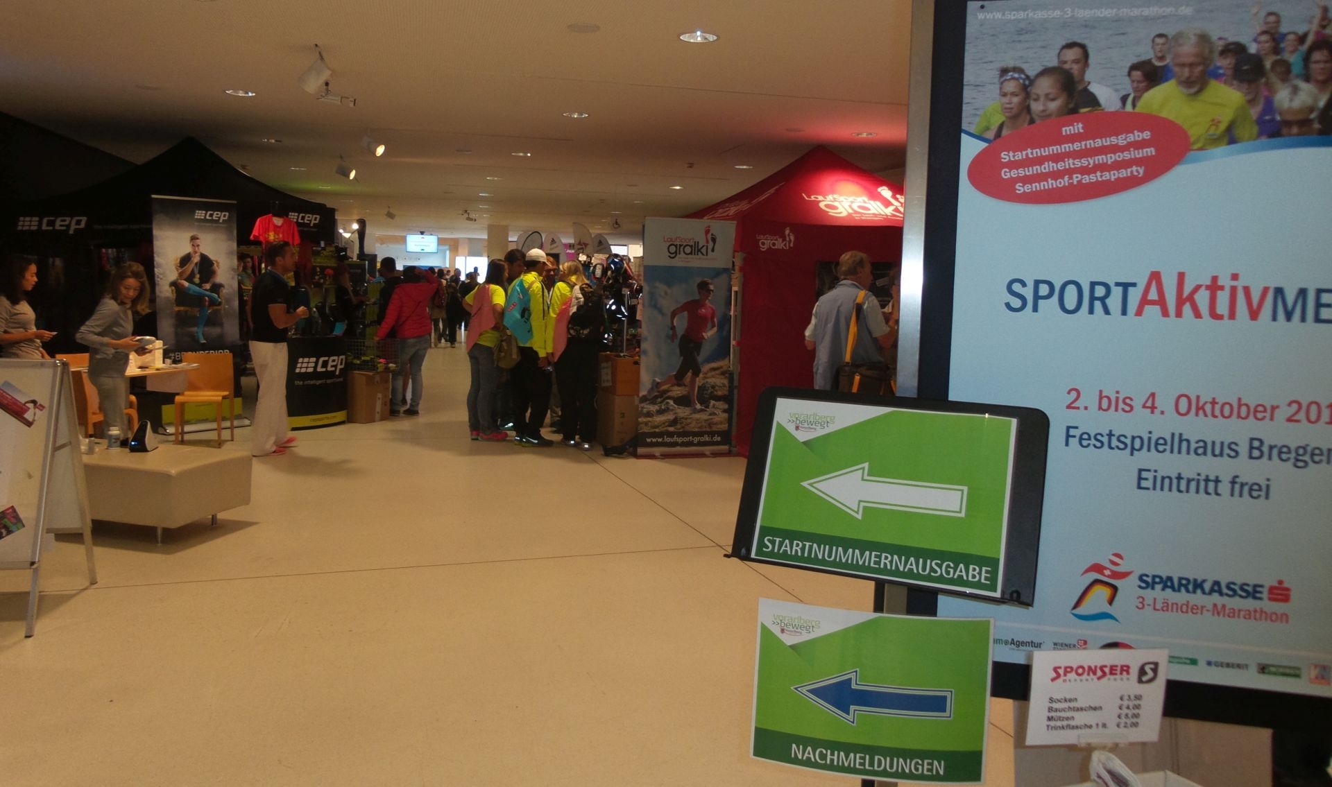 Vielfältige Infos und Angebote für die Läuferinnen und Läufer
