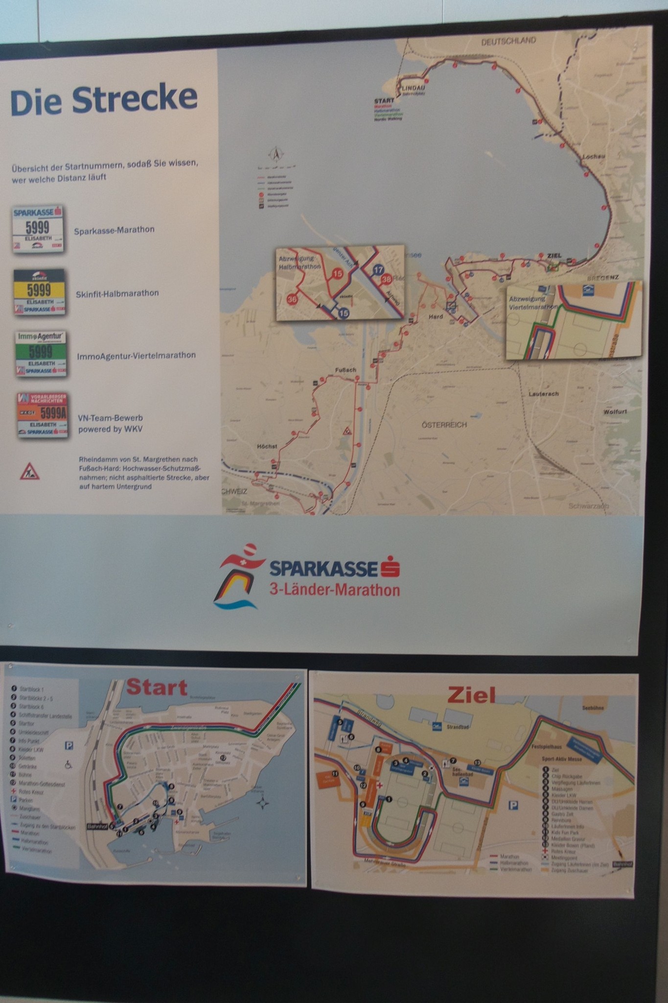 Unverändert: Die drei Strecken Marathon, Halbmarathon und Viertelmarathon