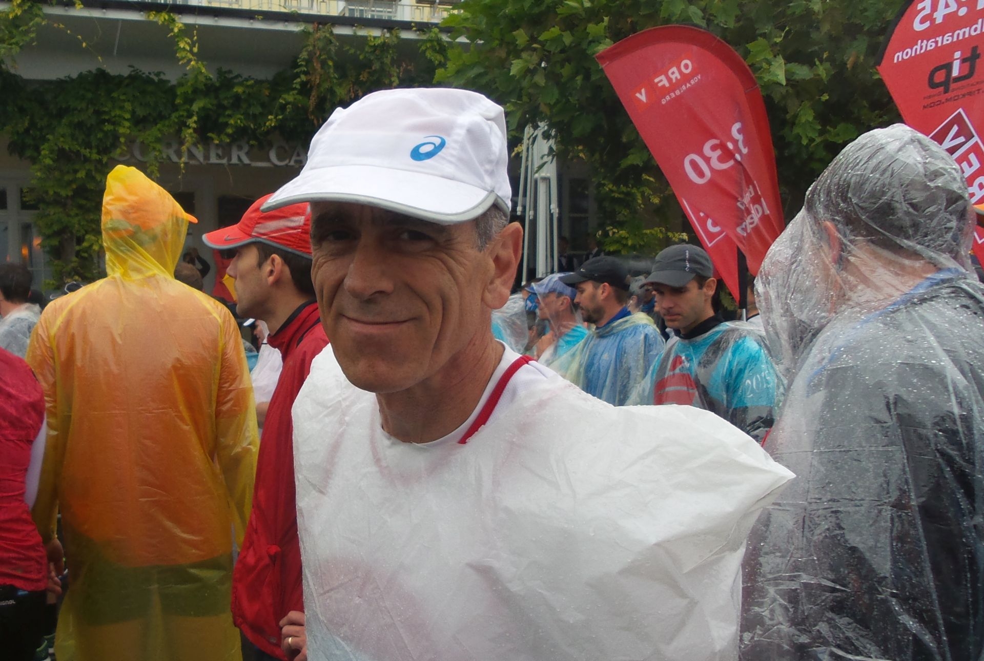 Auch Berni hätte gerne auf den anfänglichen Regen verzichtet