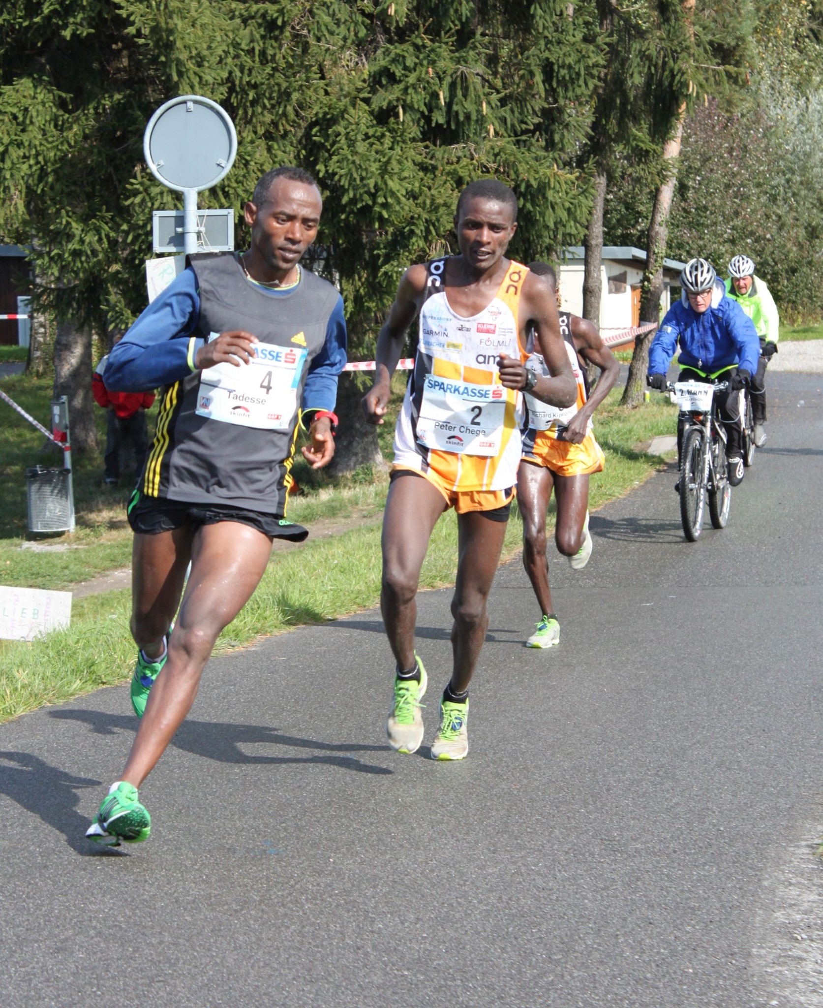 Die Marathonspitze im Bruggerhorn