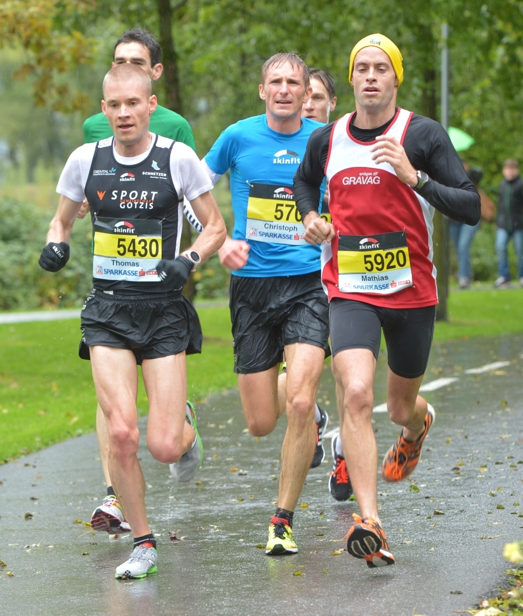 Spitze Halbmarathon mit Mathias