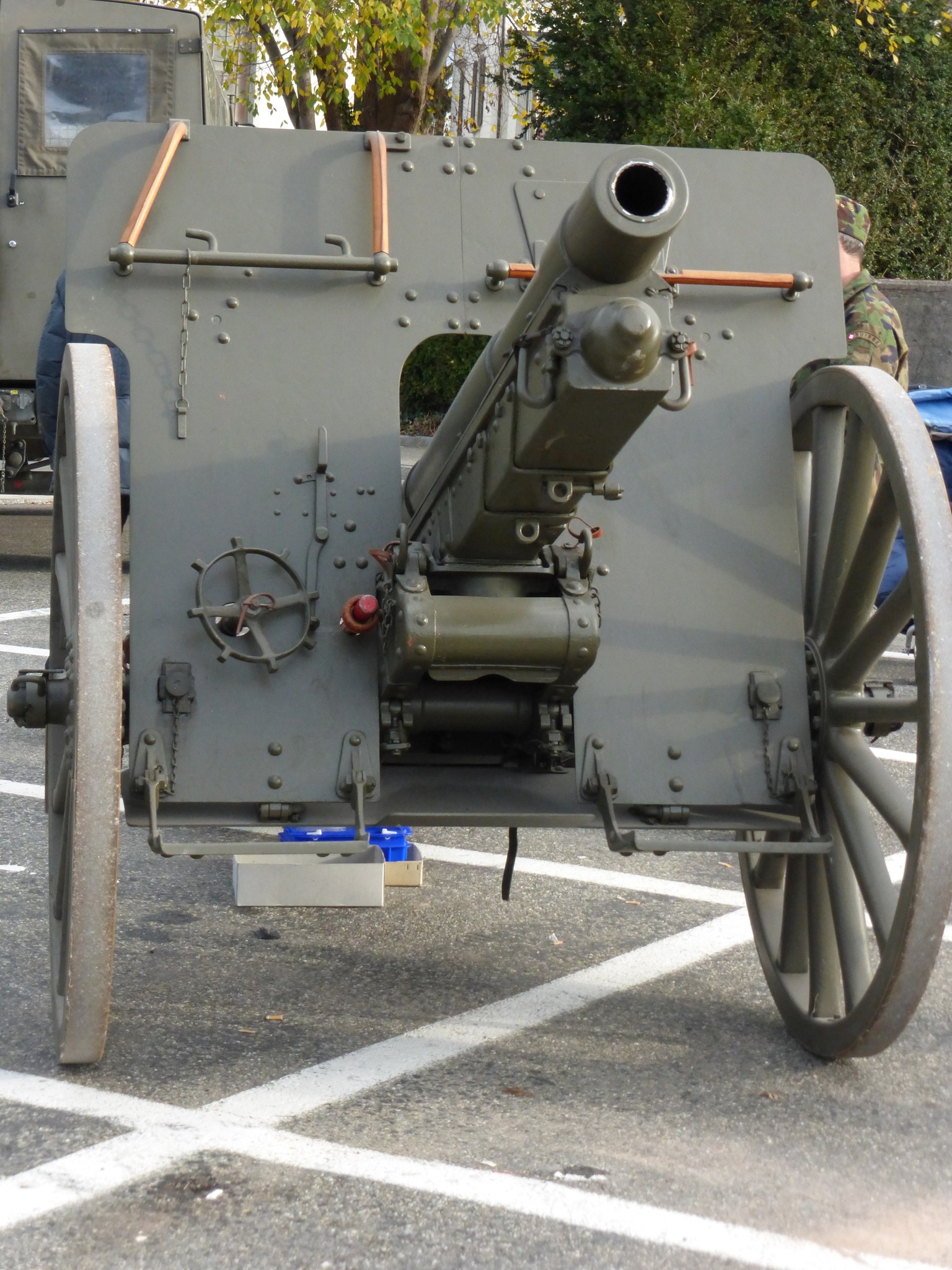 Die Kanone steht bereit
