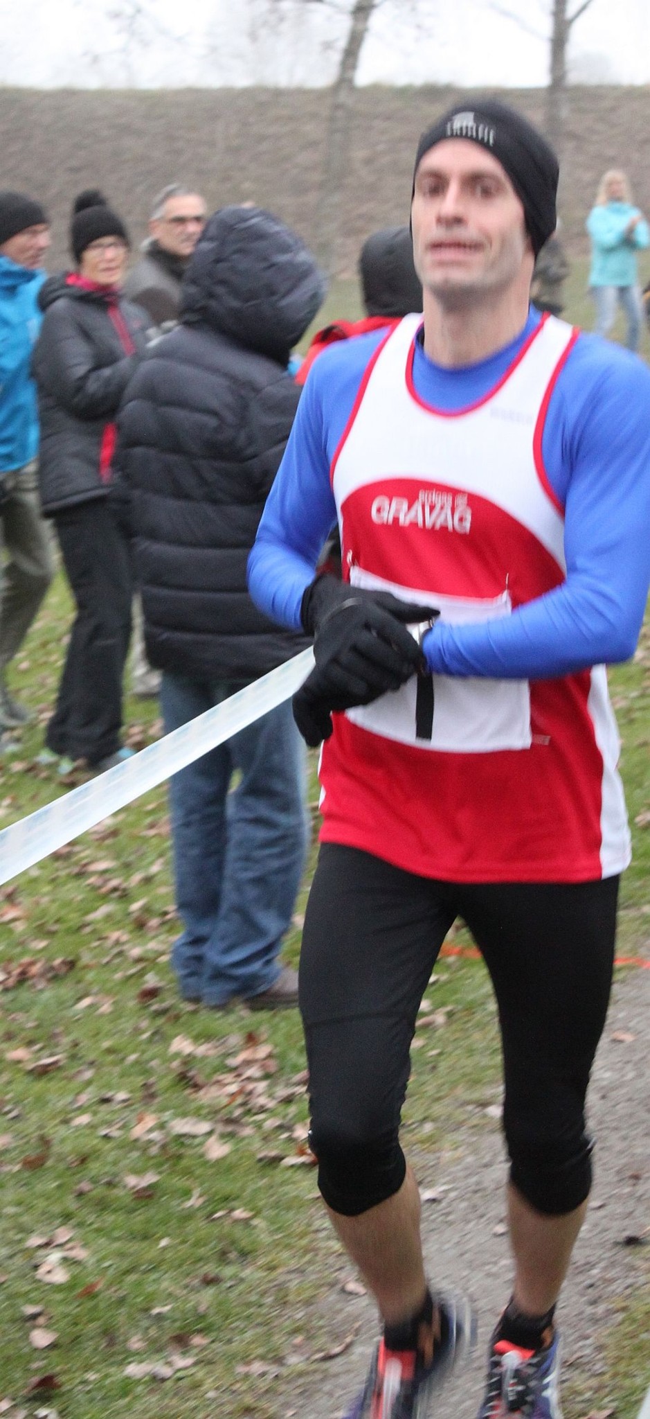 Sieger Mathias zufrieden im Ziel