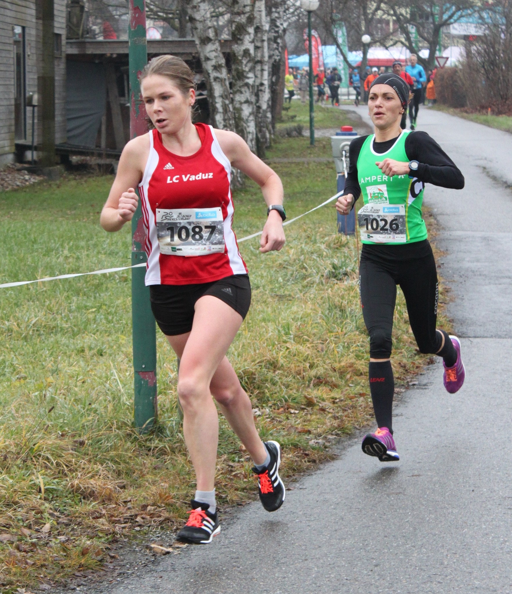 Michele Gantner führte ununterbrochen, erst auf der Zielgerade wurde sie von Sandra Urach übersprintet