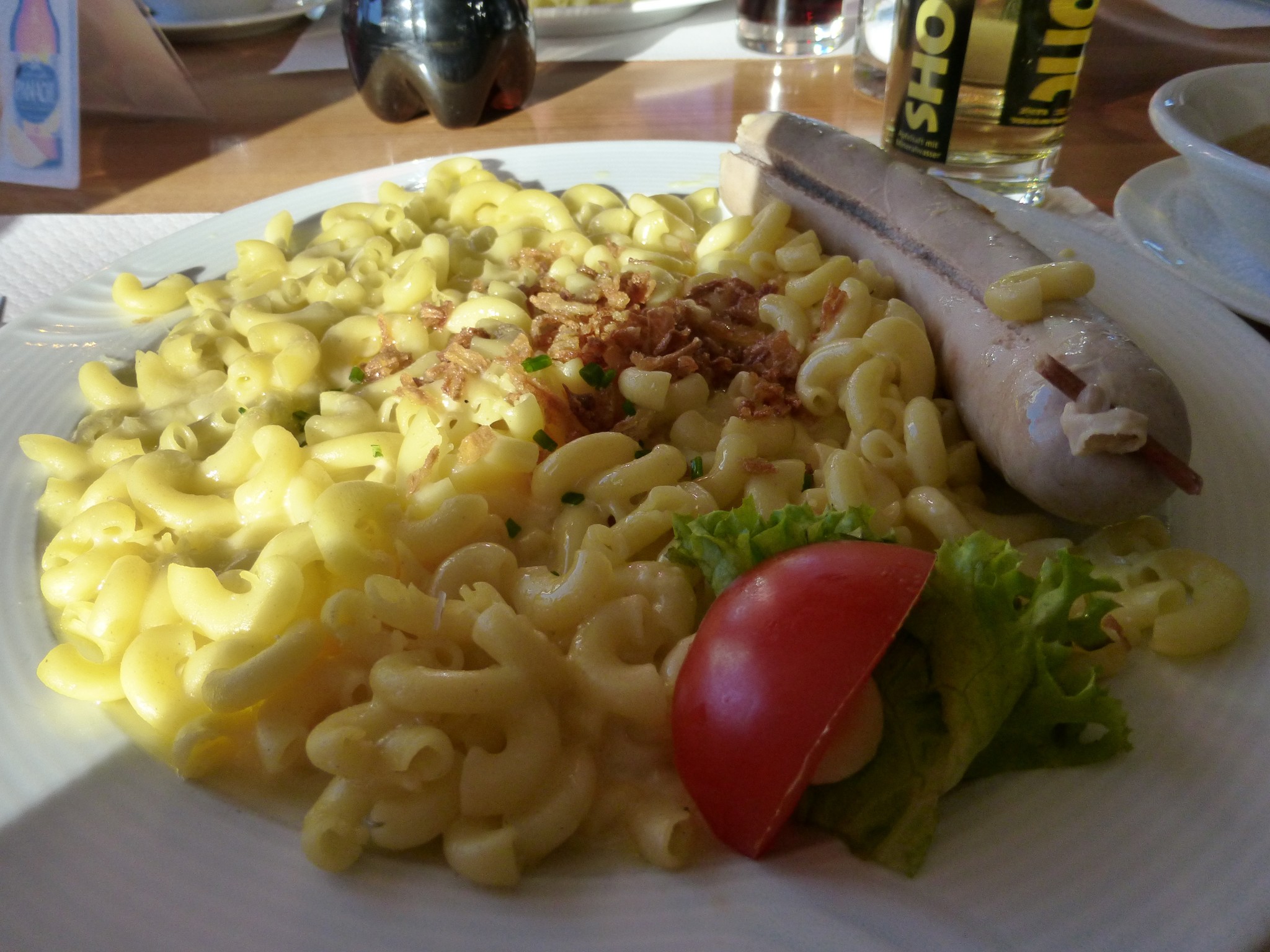 Käshörnli und Siedwurst