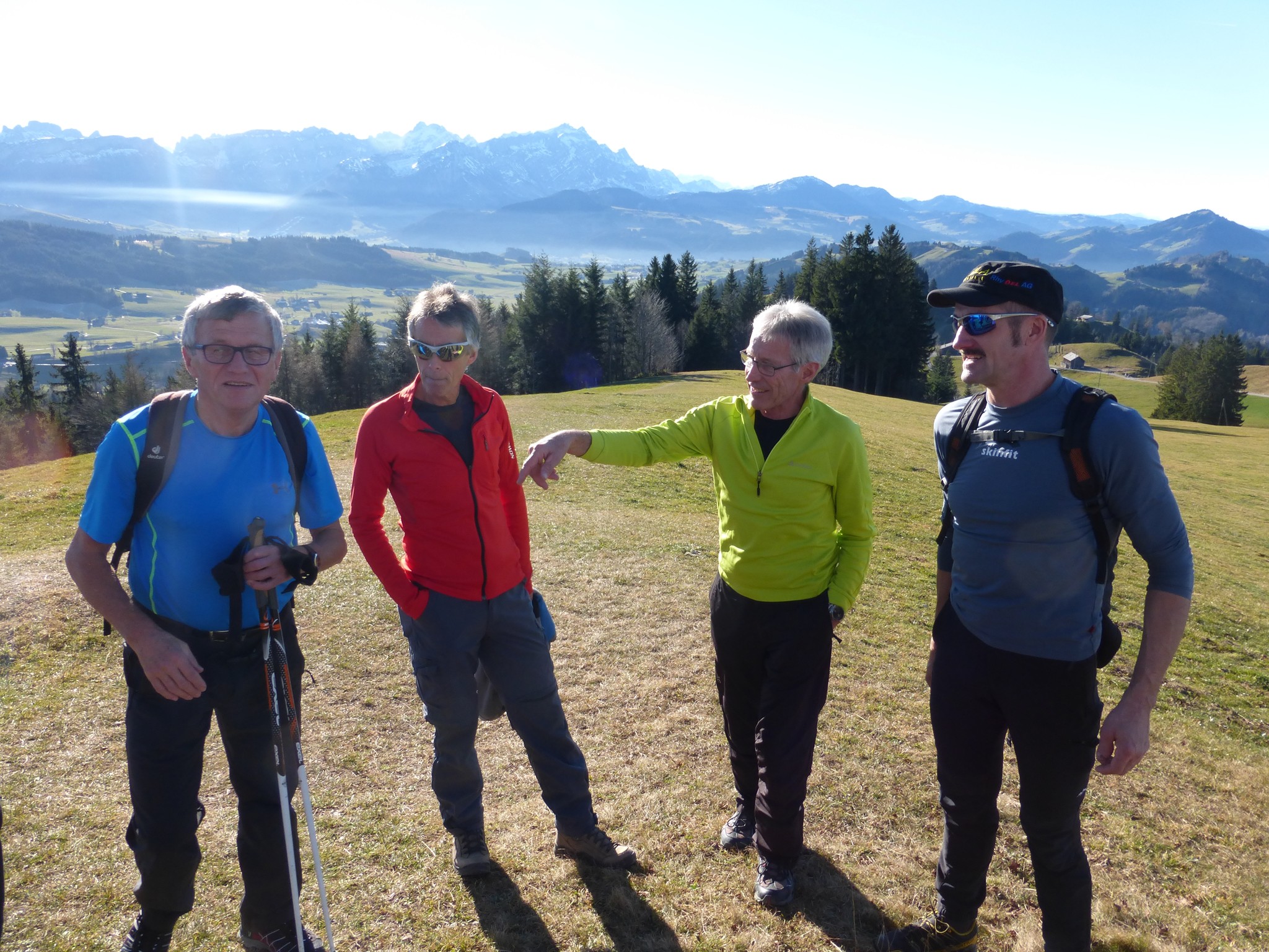 Sepp, Rolf, Erwin und Igi