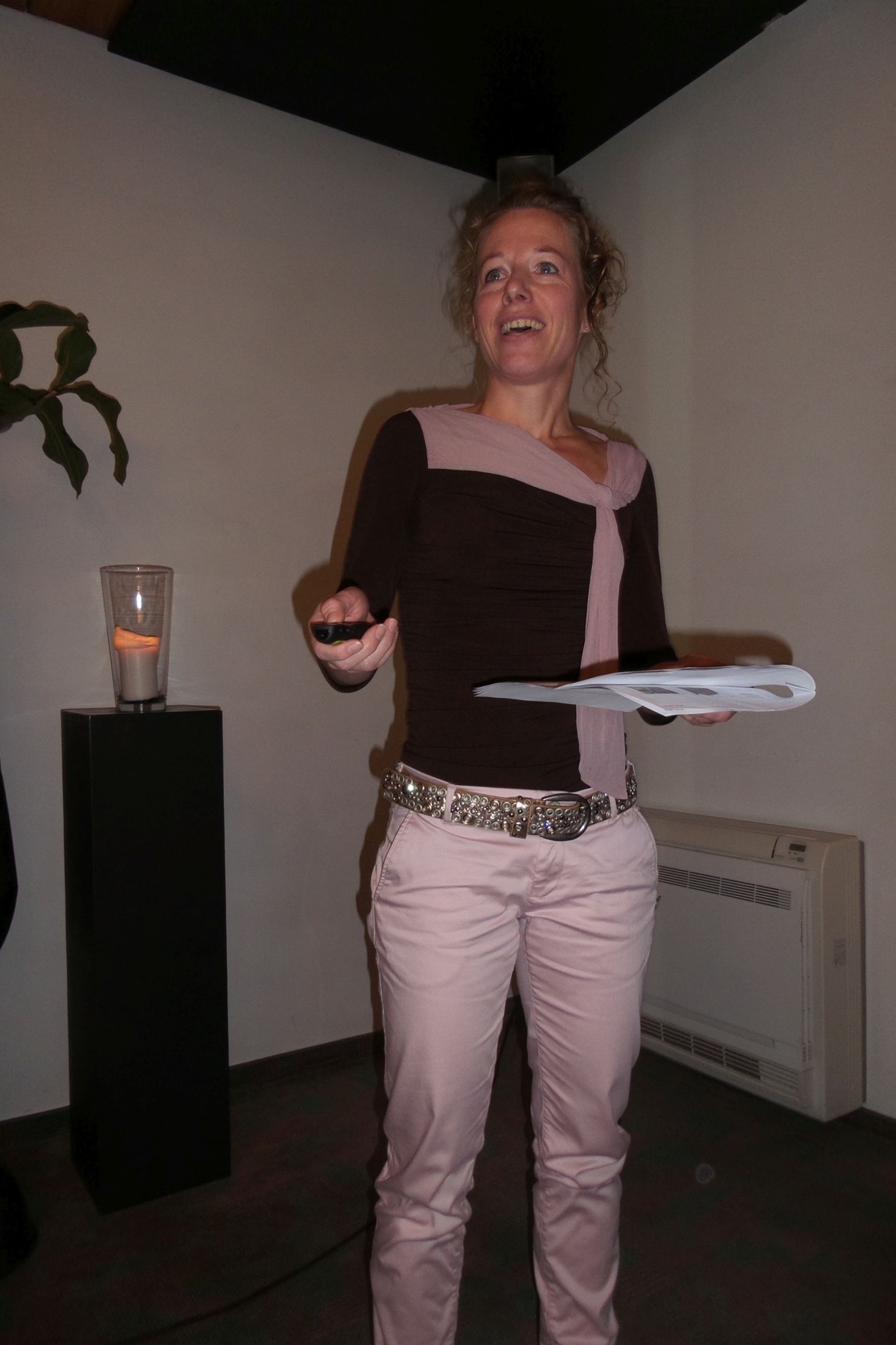 Auch Denise präsentiert Bilder …..