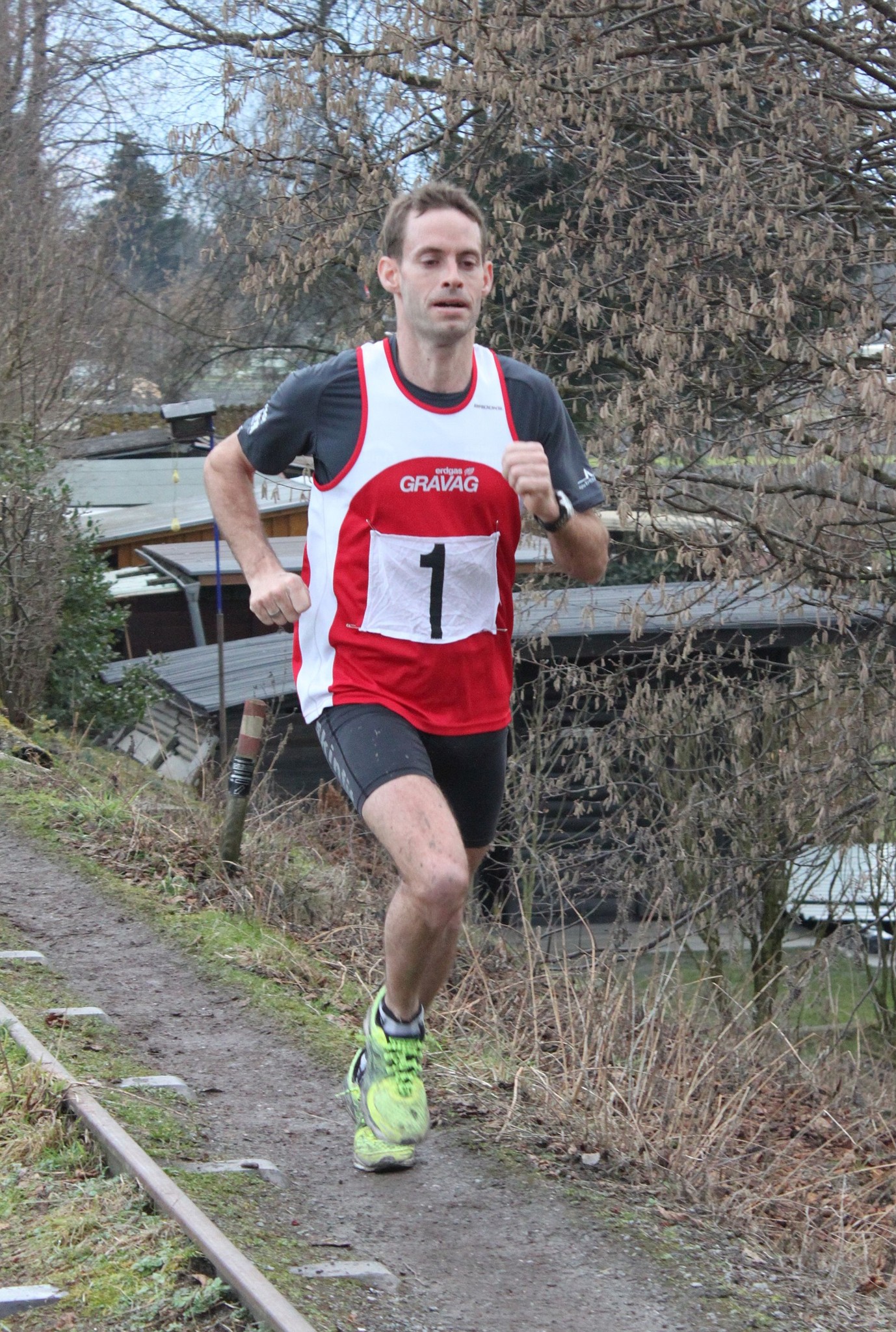 Ab Runde 5 lief Mathias solo an der Spitze