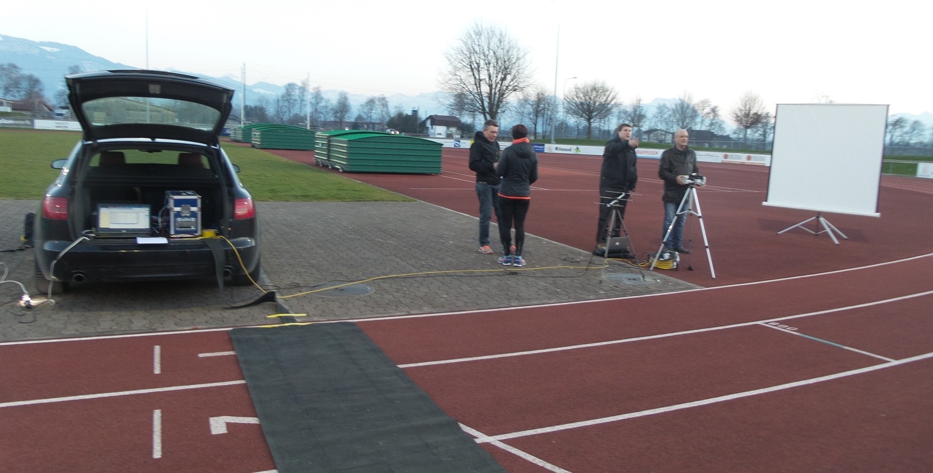 Infrastruktur und Zeitnehmung bereit