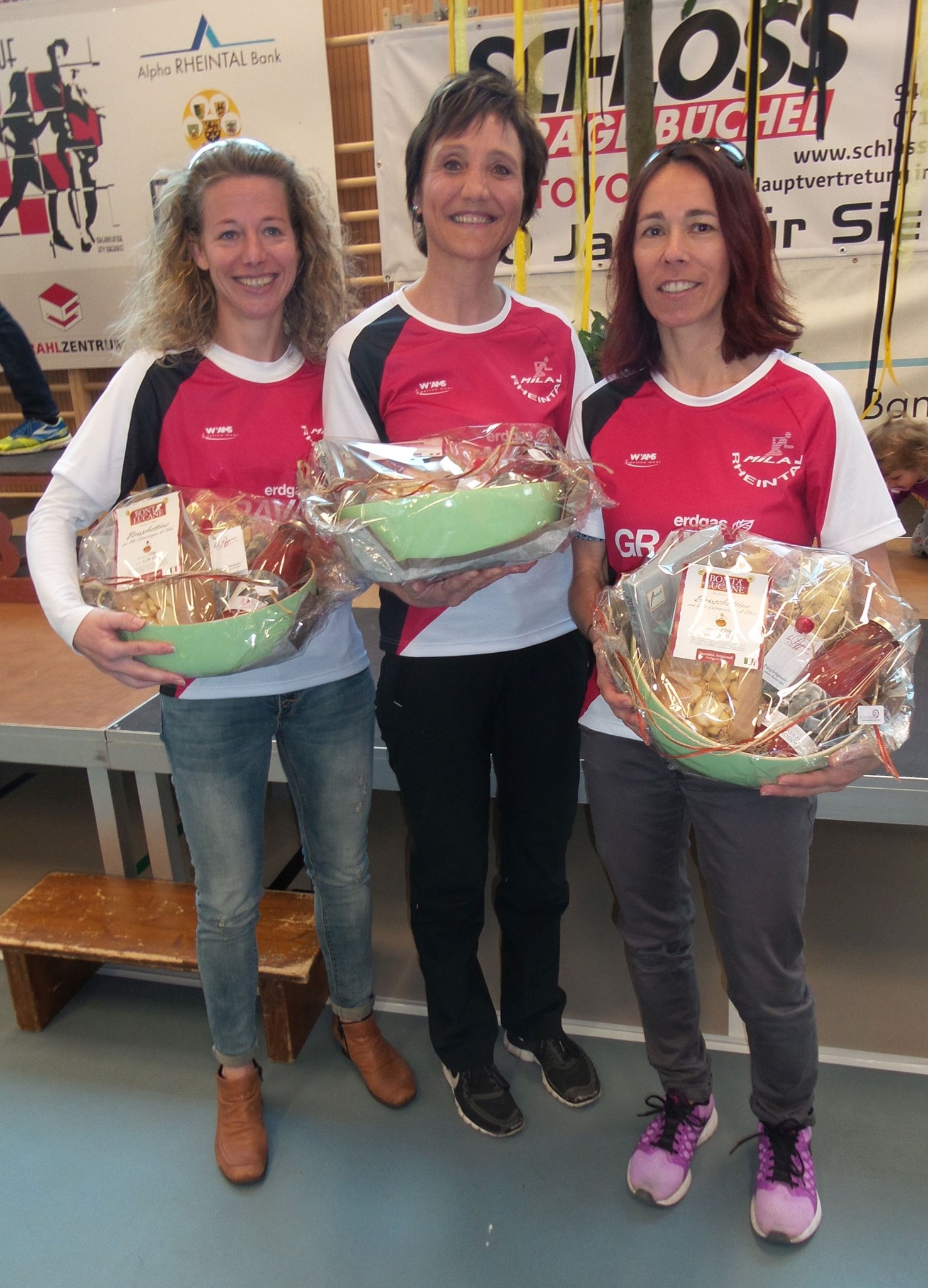 Denise, Rina und Sandra gewinnen die Teamwertung Frauen