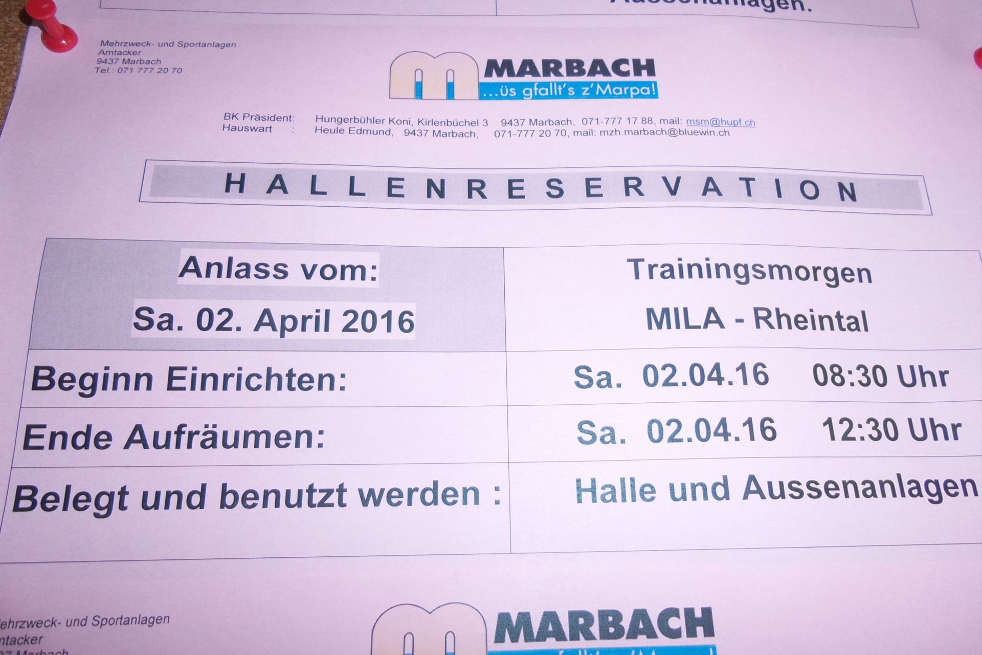 Leitertag 2016 in Marbach