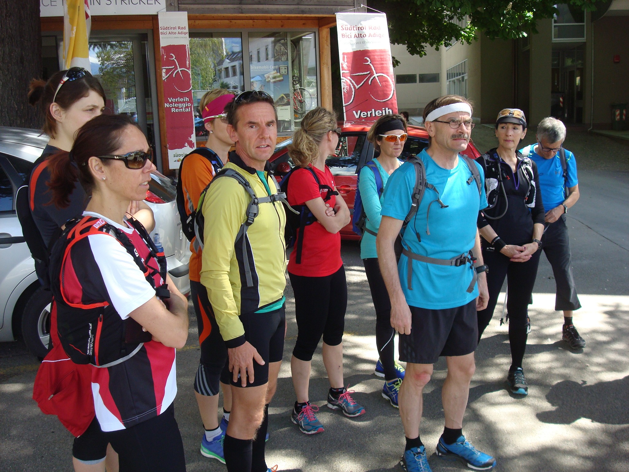 In Latsch teilt sich die MILA in 3 Gruppen