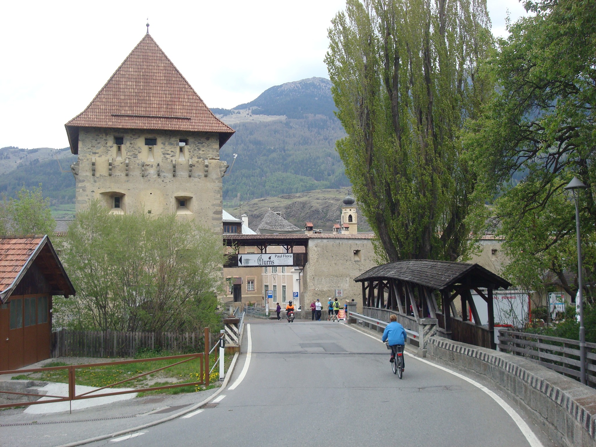Glurns als Etappenziel und hier treffen sich die 2 MILA Gruppen