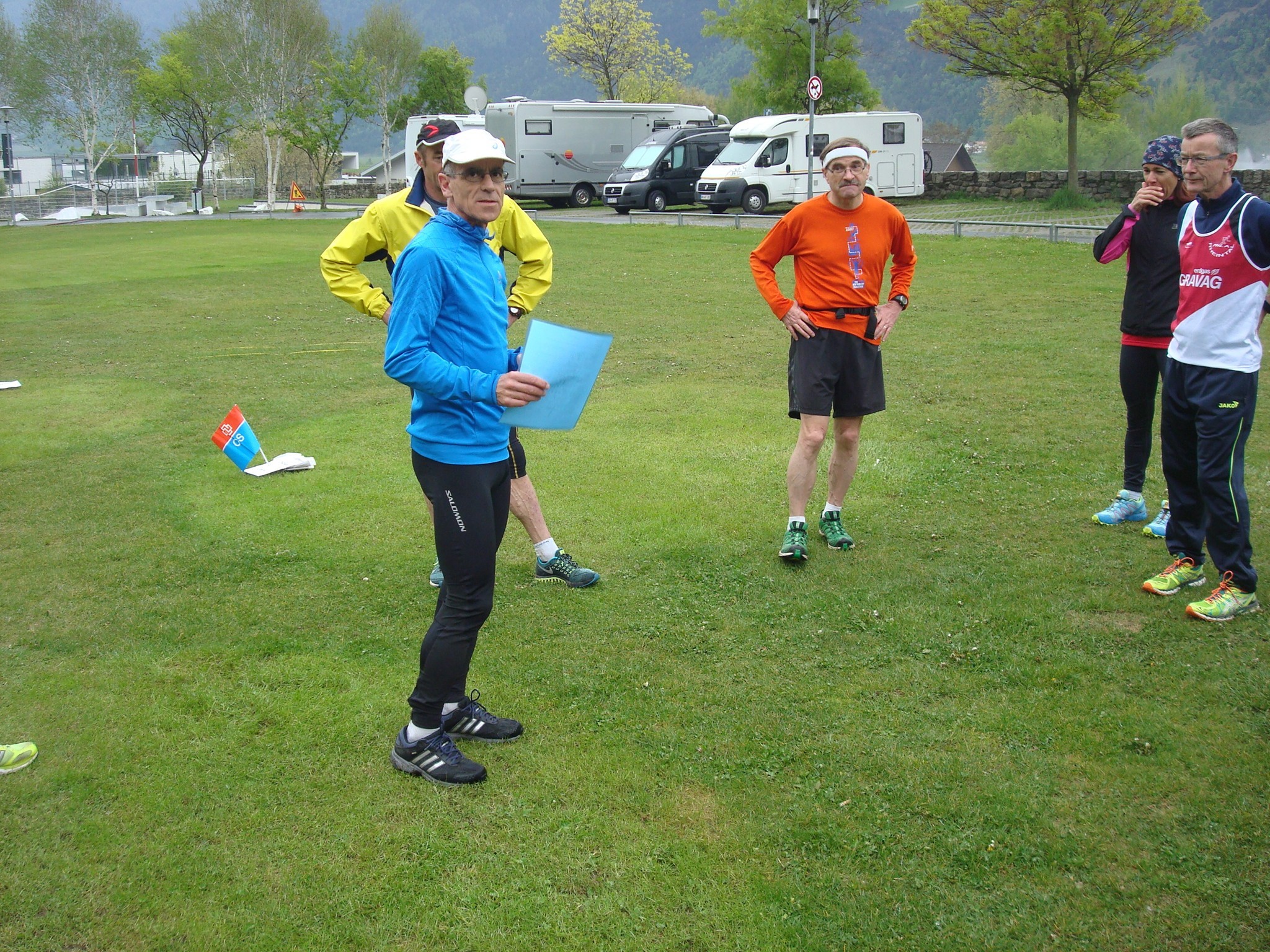 Berni erklärt den Testablauf…