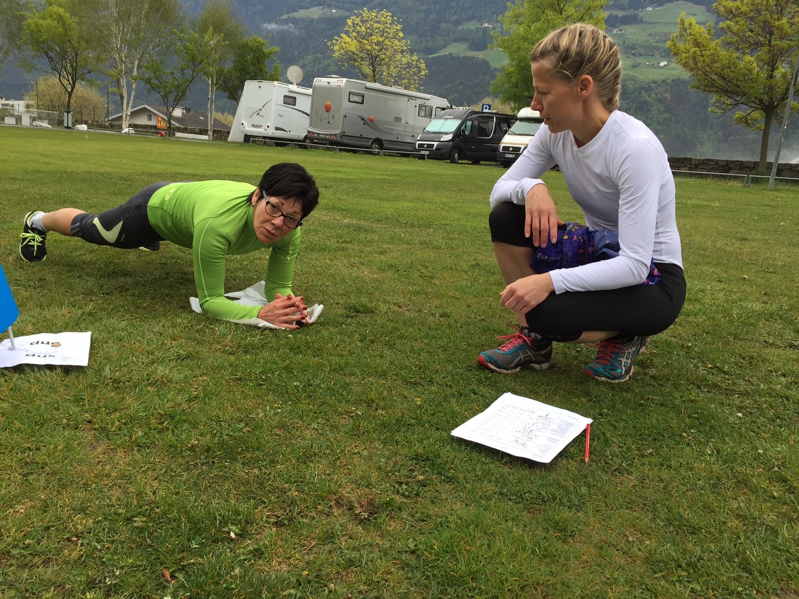 Spätestens jetzt haben alle Muskelkater nicht nur an den Beinen.