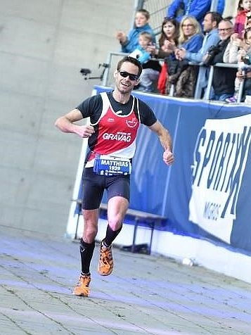 Mathias im Ziel