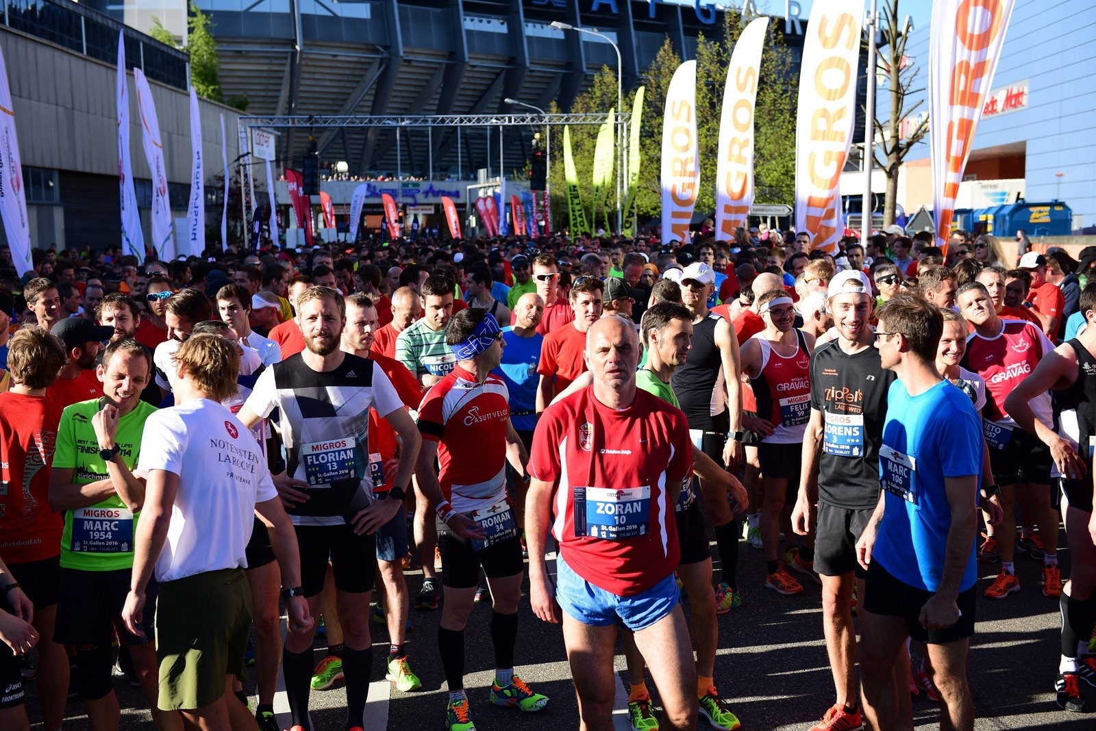 Block A Halbmarathon bereit