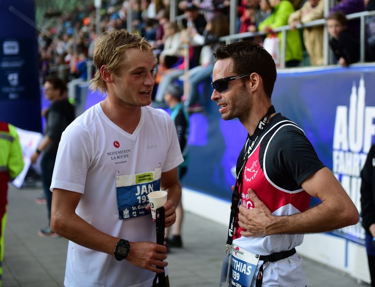 Sieger Jan Van Berkel und zweiter Mathias Nüesch
