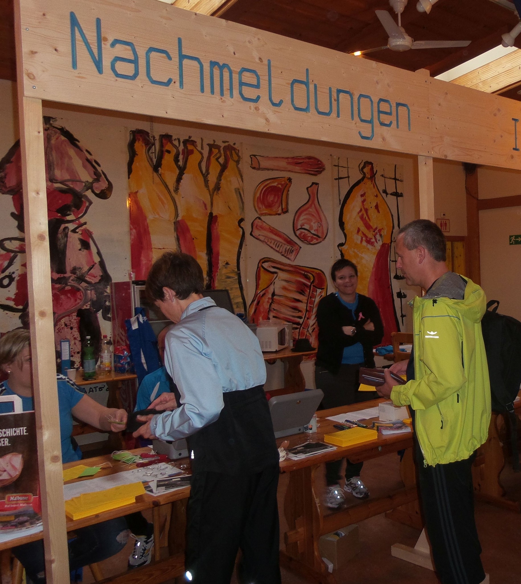 Nachmeldestand, aufgrund der unsicherer Wetterlage gab es nur wenig Arbeit