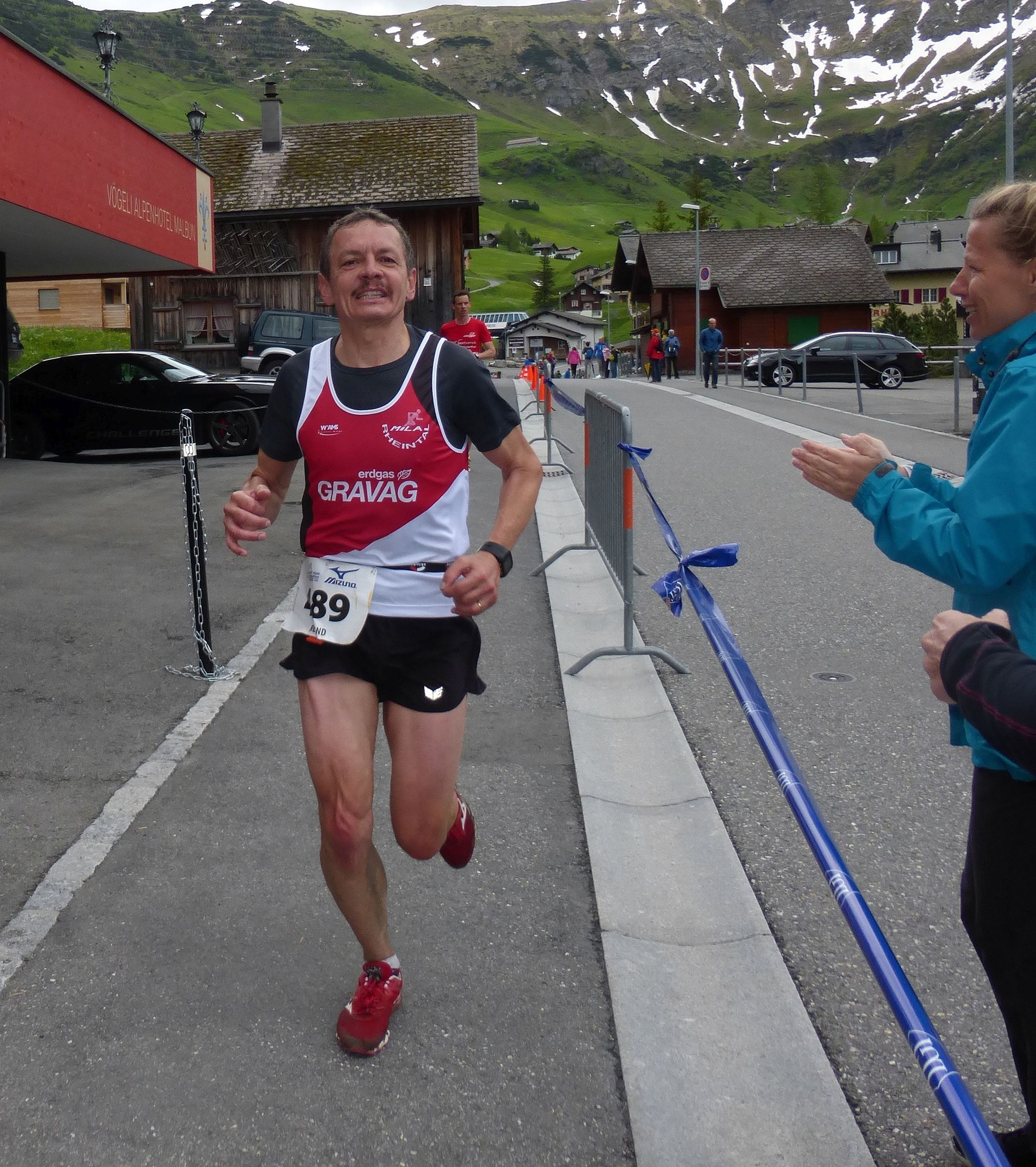 Roland hat das Ziel ebenfalls erreicht