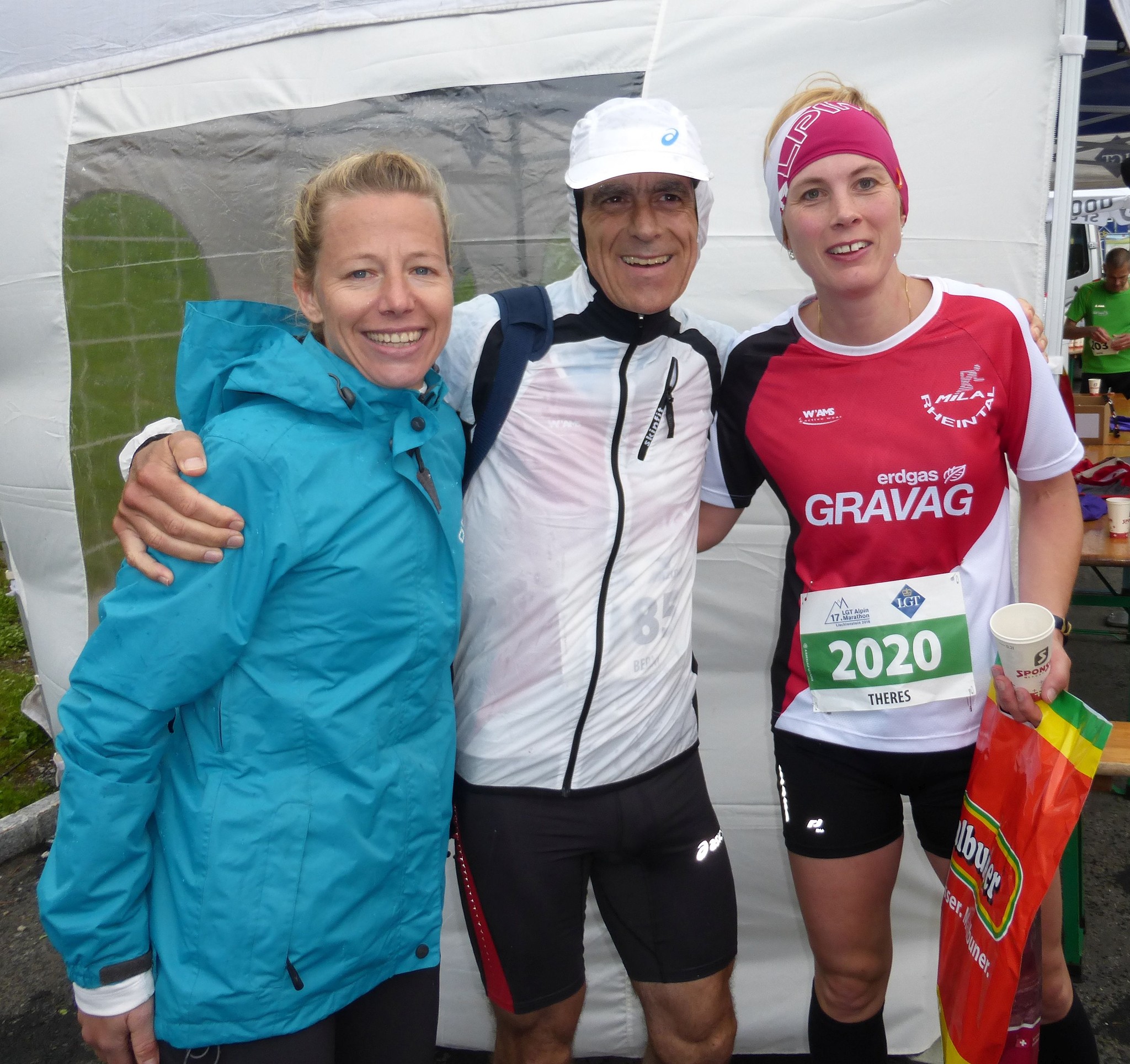 Team Denise und Therese mit Mentor Berni