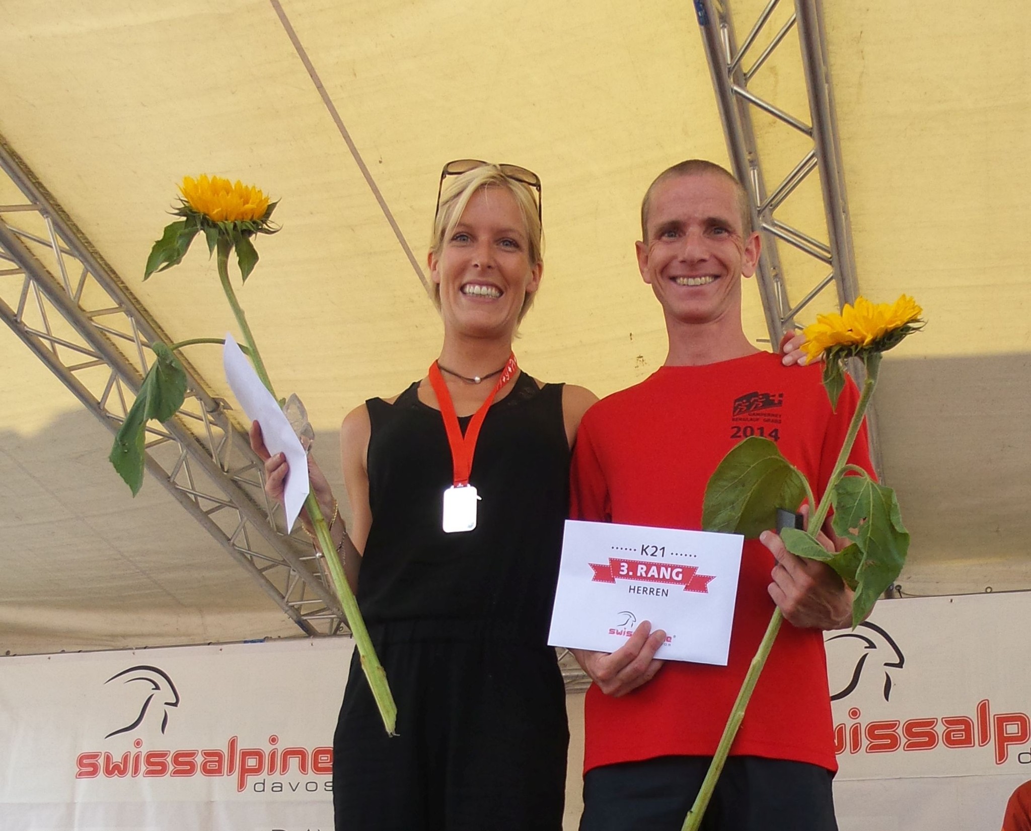 Die beiden Dritten im K21: Mela Herzog und Arnold Ämisegger