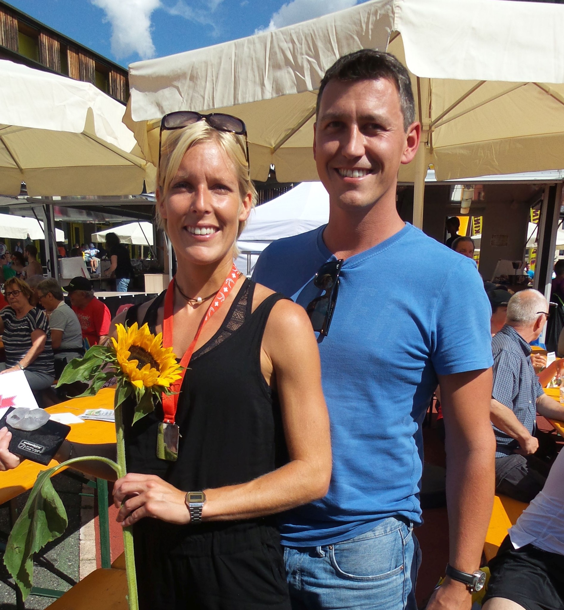 Freund Ivo stolz auf den grossen Erfolg von seiner Mela