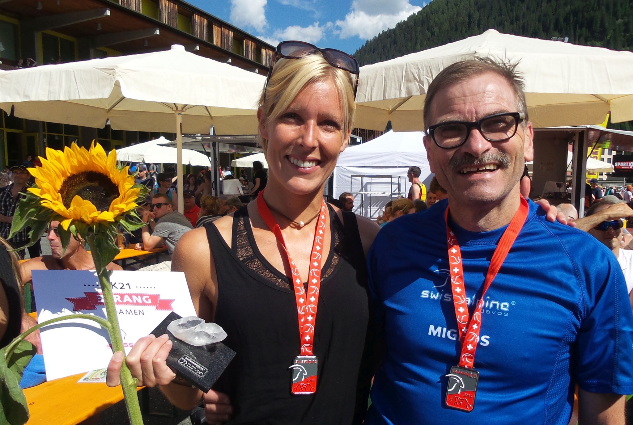 Grosse Leistungen in Davos erbracht: Mela und Felix