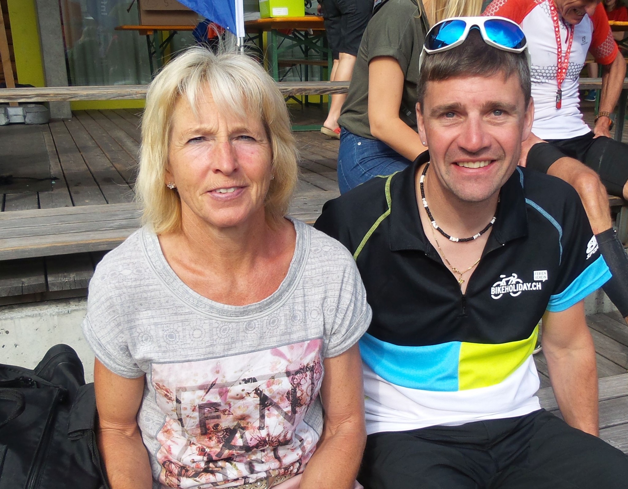 Erfolgreich beim S42 gefininisht: Edith und Thomas