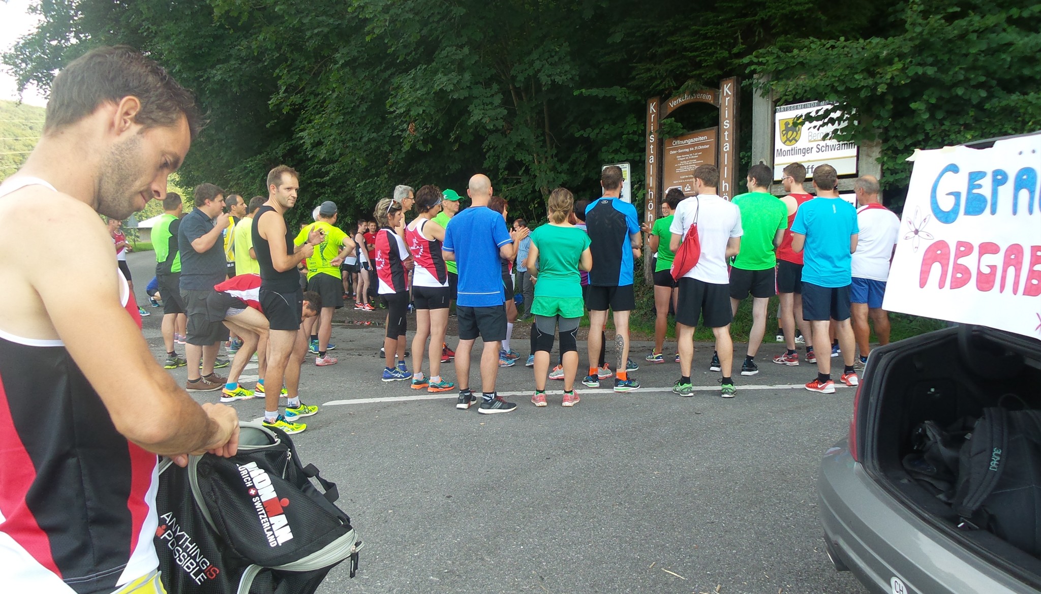Gepäckabgabe – bis kurz vor dem Start möglich