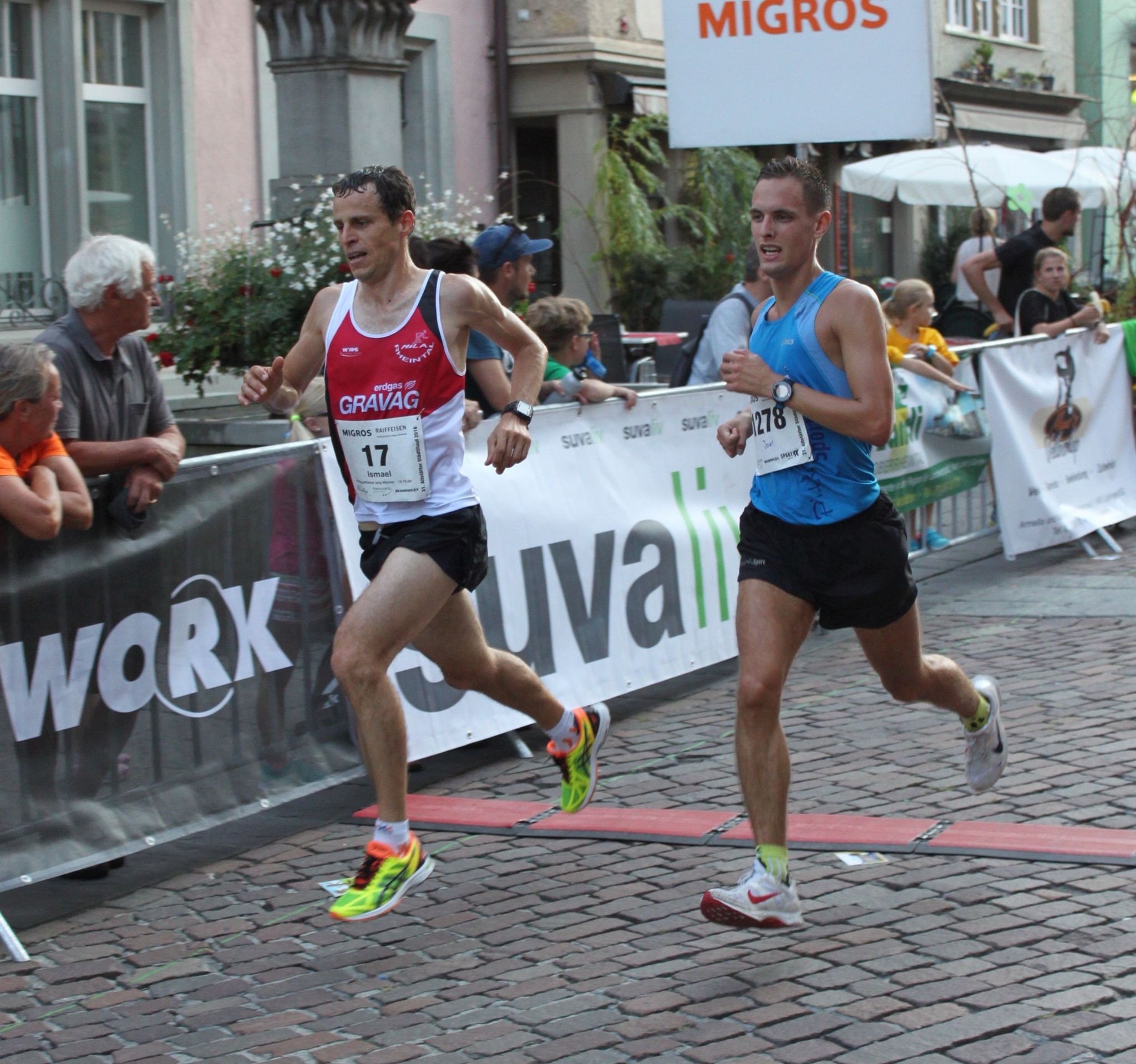 Isi kurz vor dem Ziel