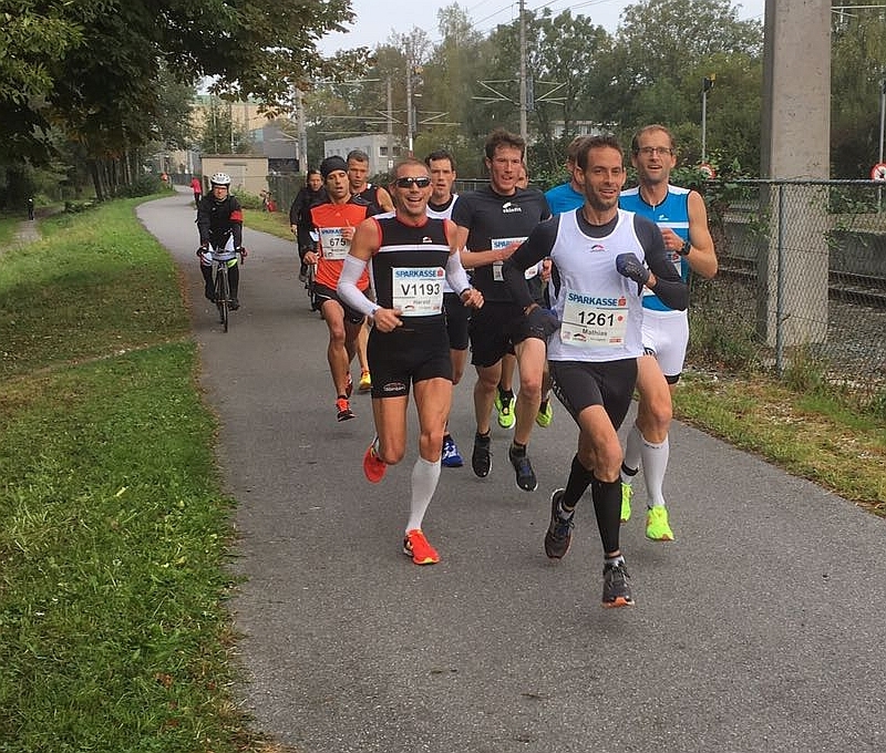 Mathias bestimmt das Tempo seiner Gruppe