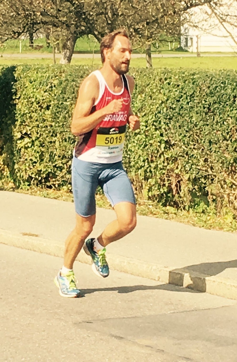 Ramon an der Sonne der 21,1 Km