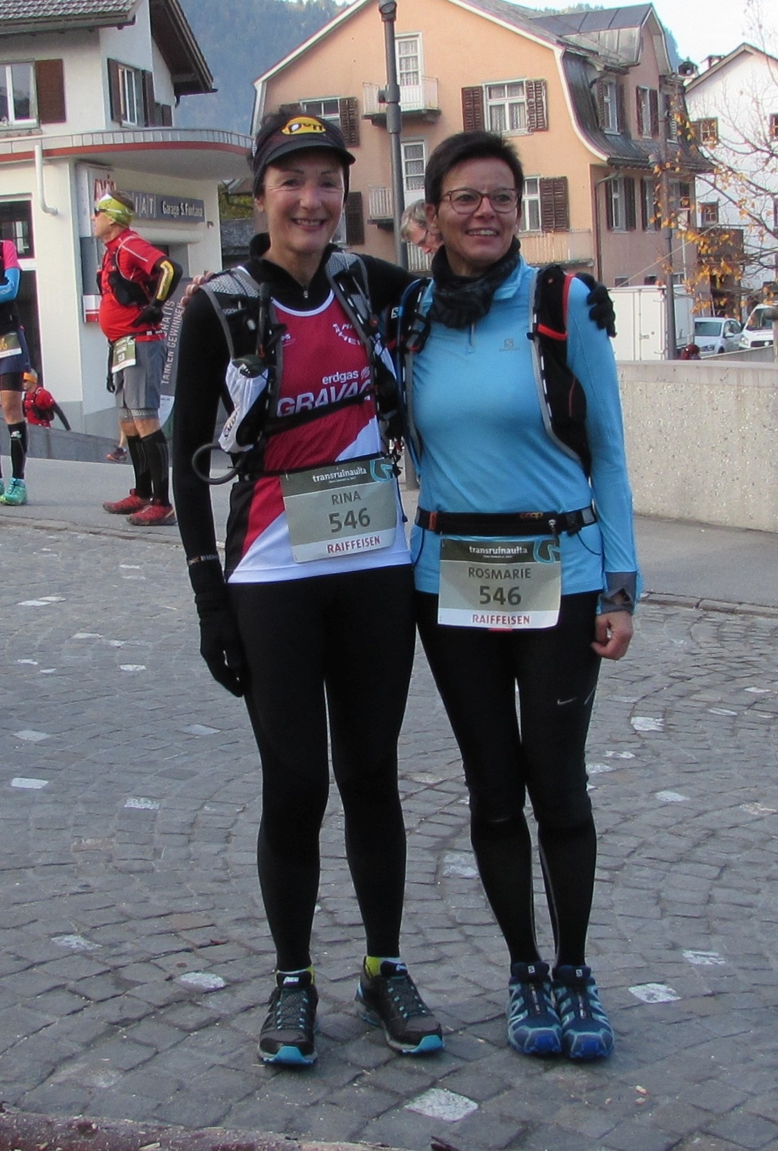 Rina ist mit Rosmarie Jeger als Team gelaufen