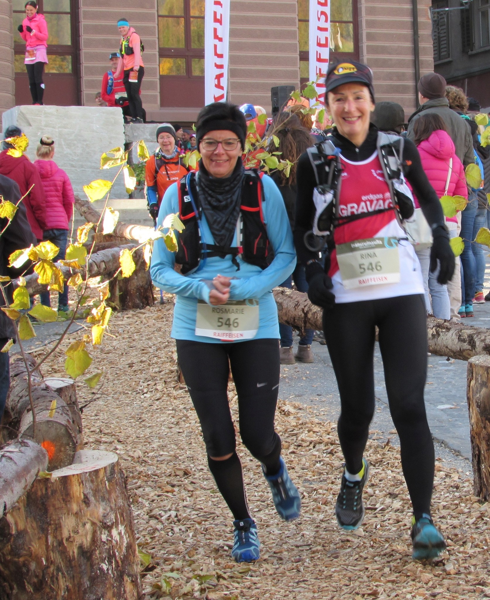 Los geht’s für Rina und Rosmarie