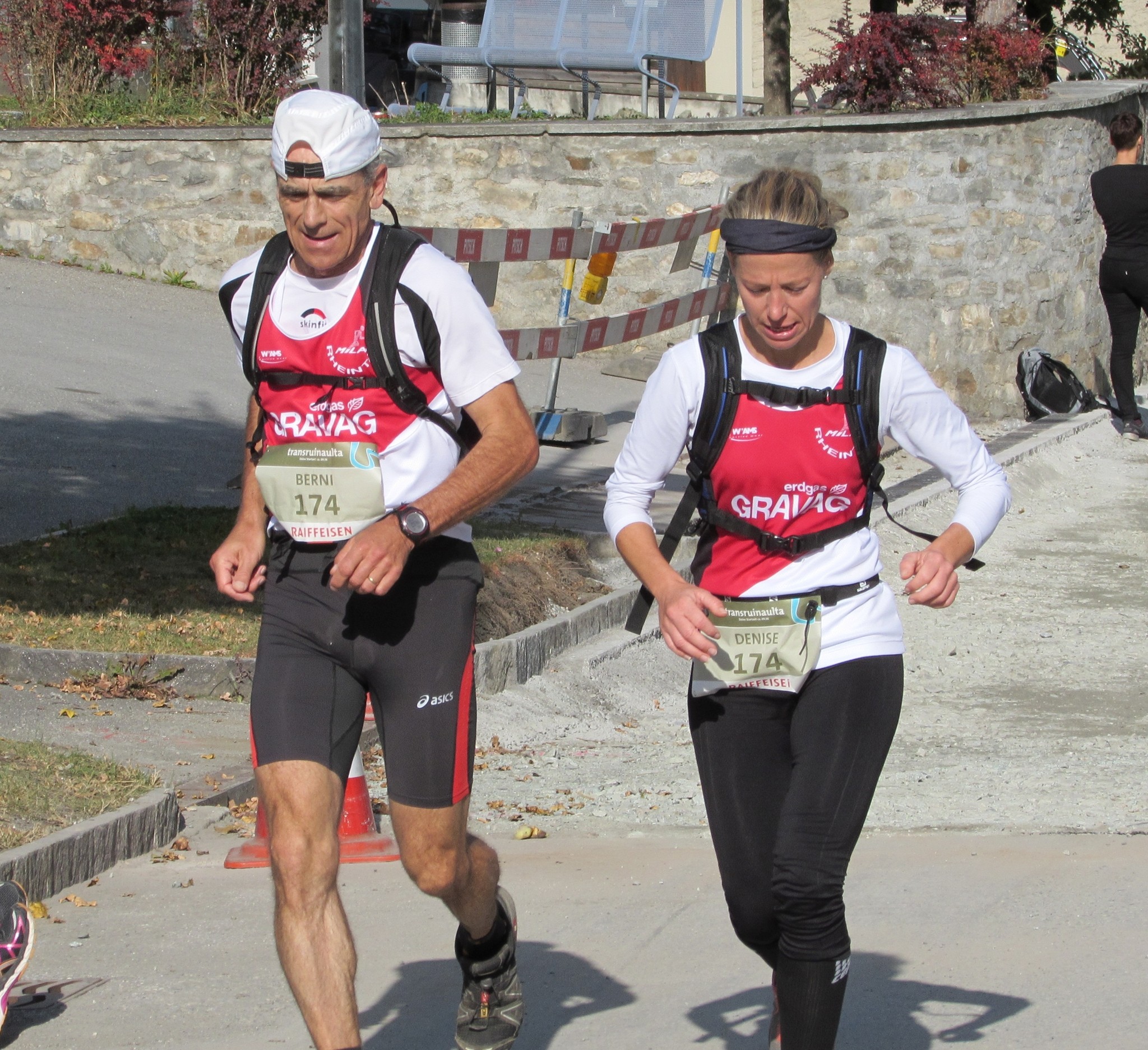 Berni und Denise: ohne grösseren Probleme die Aufgabe mit Bravour gemeistert