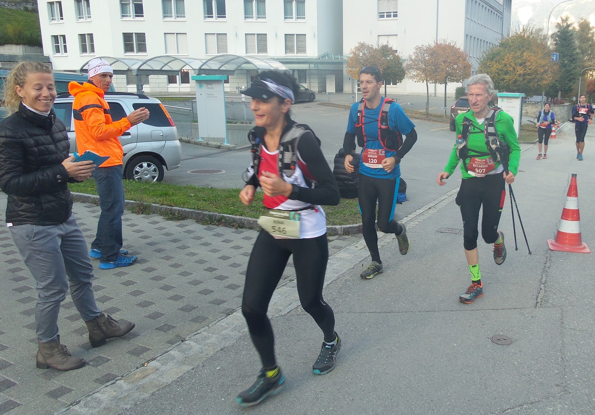 Auch Rina ist kurz vor dem Ziel