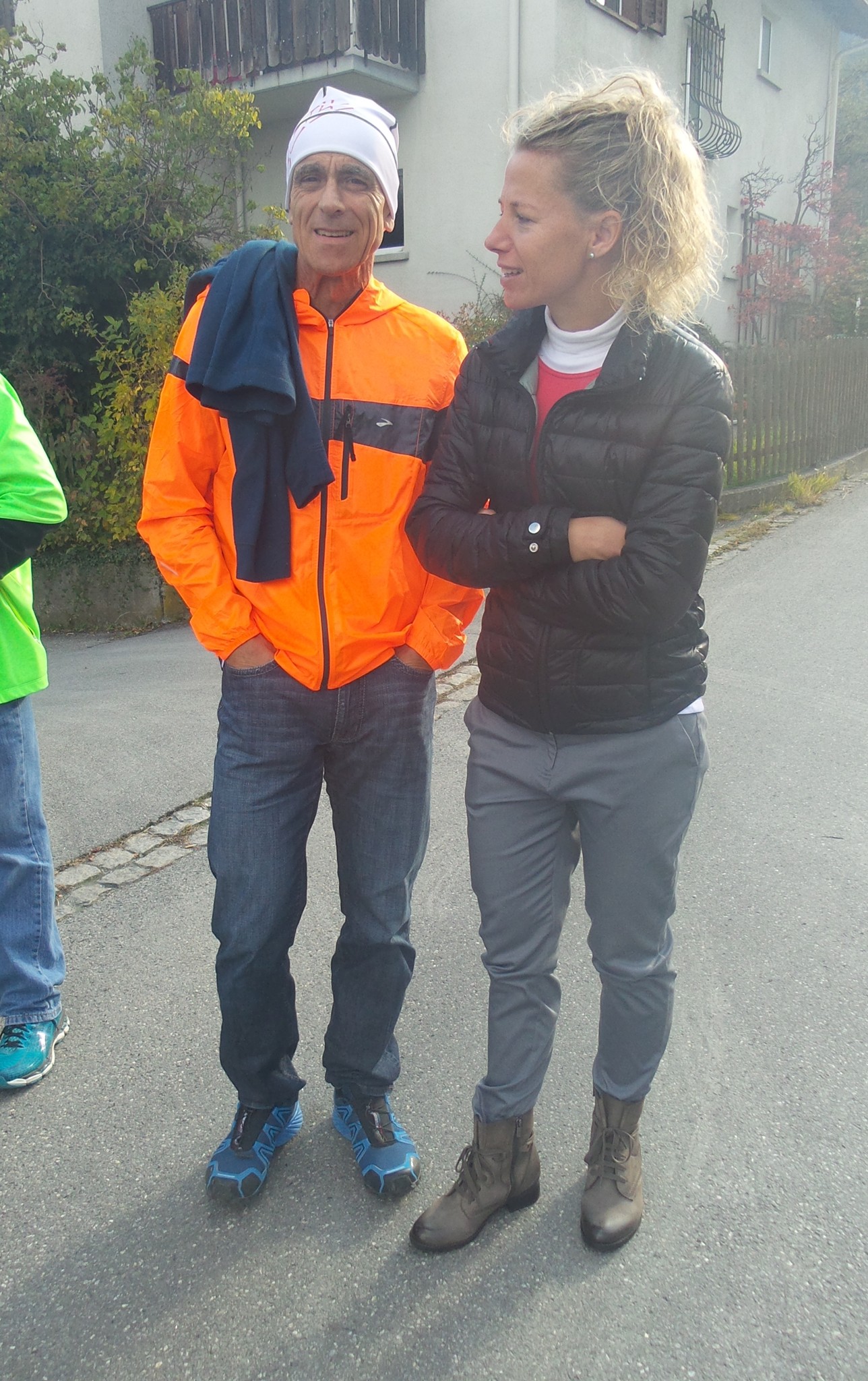 Berni und Denise waren im Ziel auf die anderen Mila-Teams