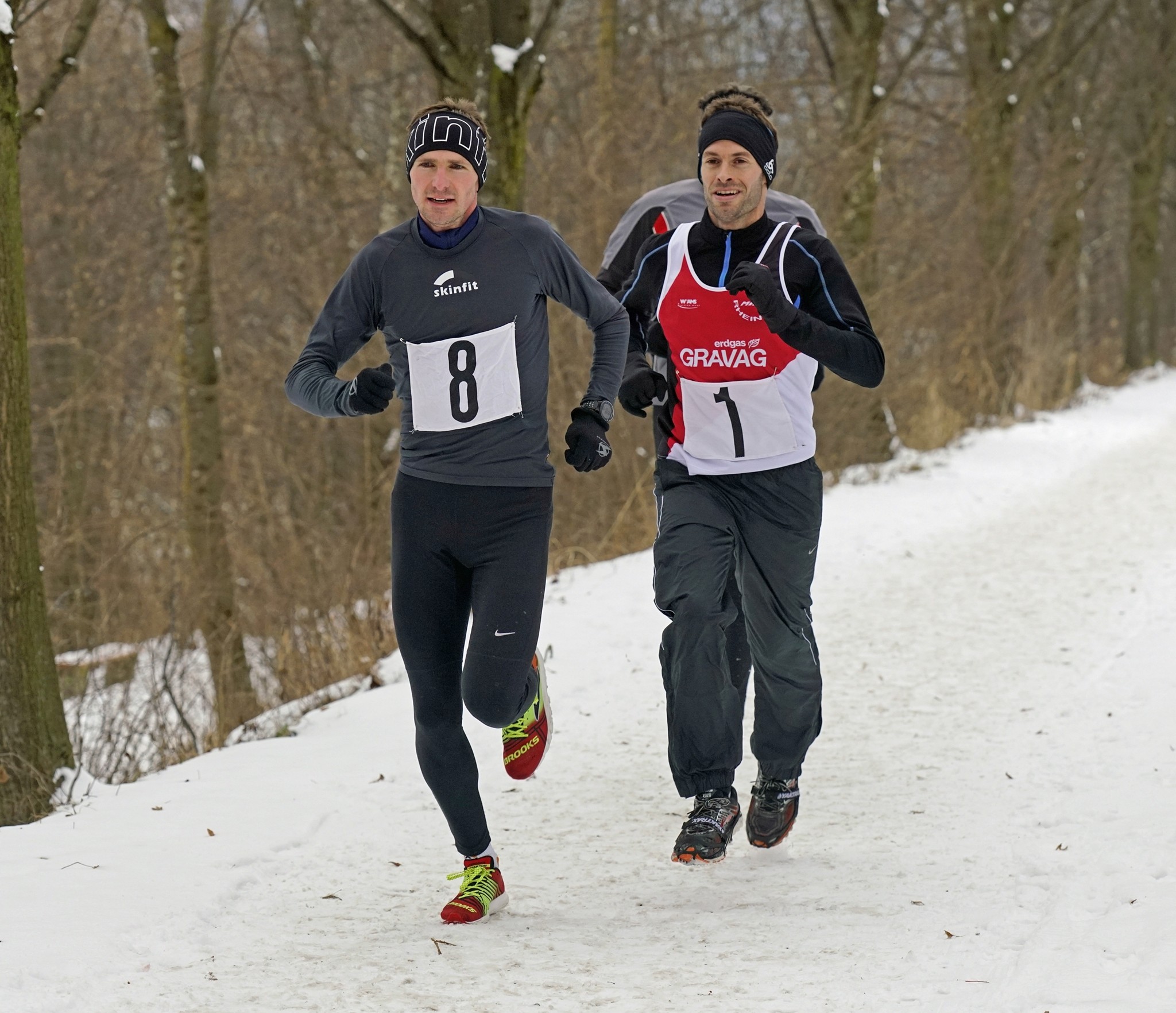 Verfolger von Stefan Schmauder: Christoph Schefer und Mathias Nüesch