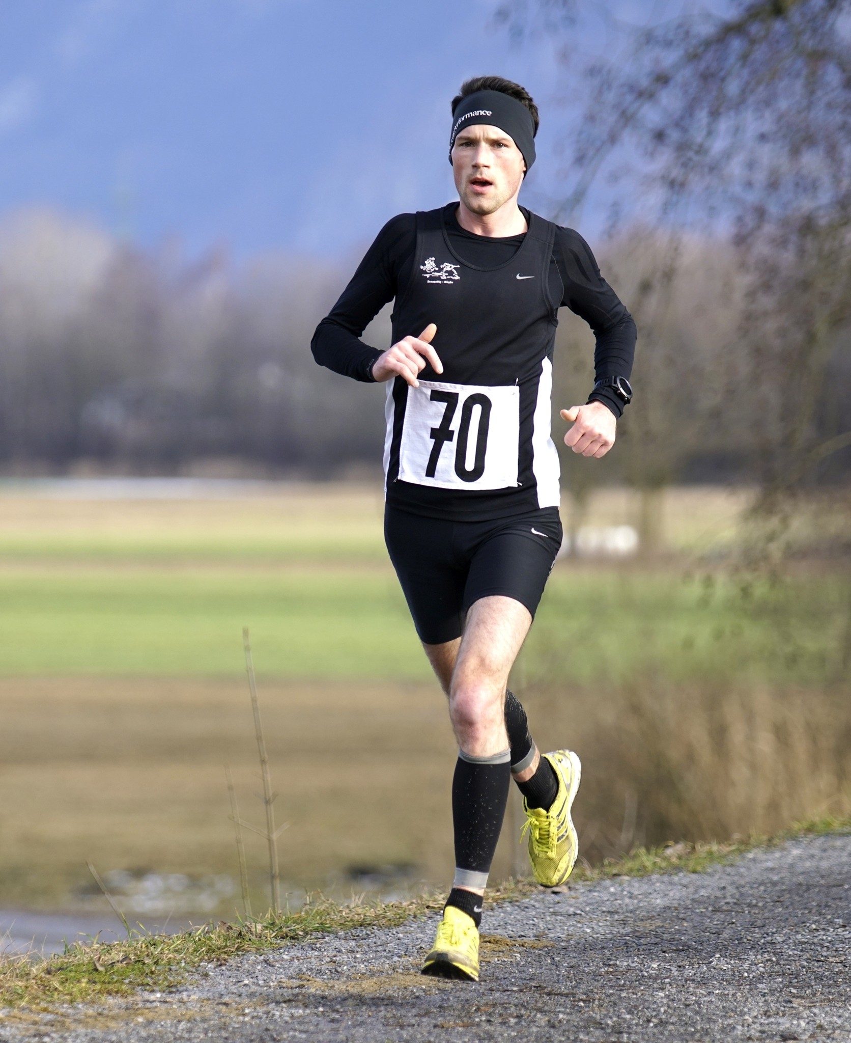 Stefan fliegt dem Ziel entgegen